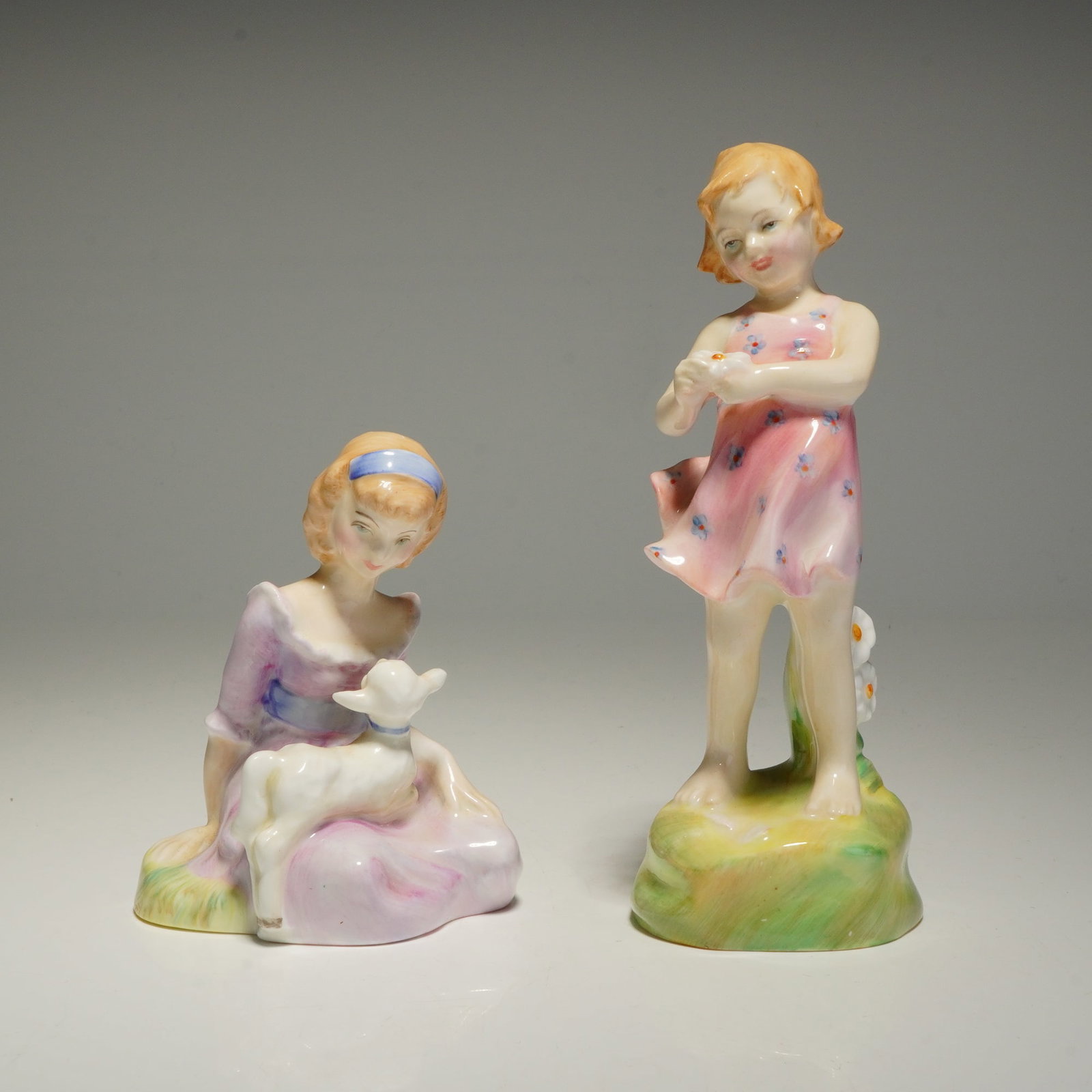 2pc Royal Doulton Figurines, He HN2046 and Mary HN2048 (1 of 3)