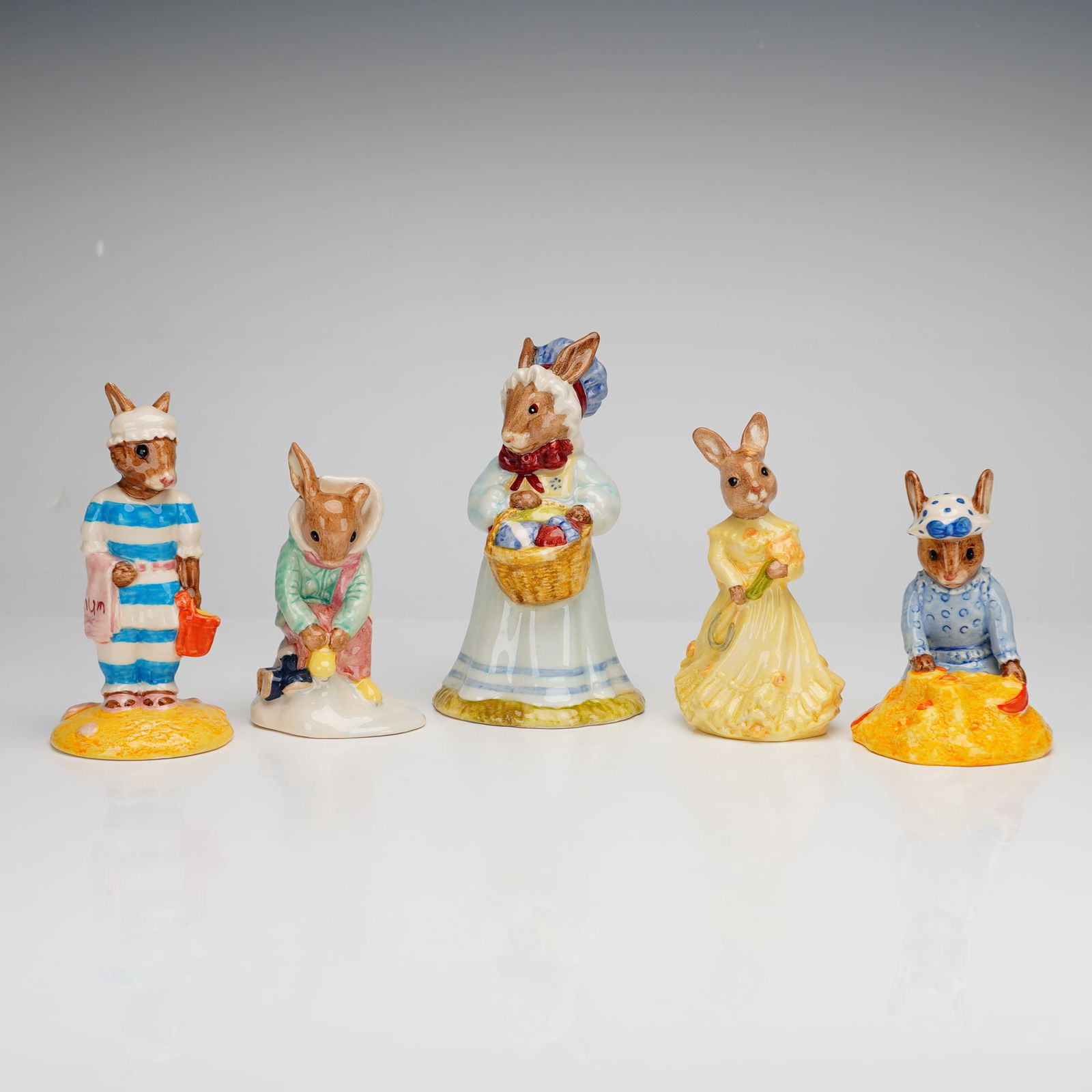 5pc Royal Doulton Bunnykins Figurines (1 of 3)