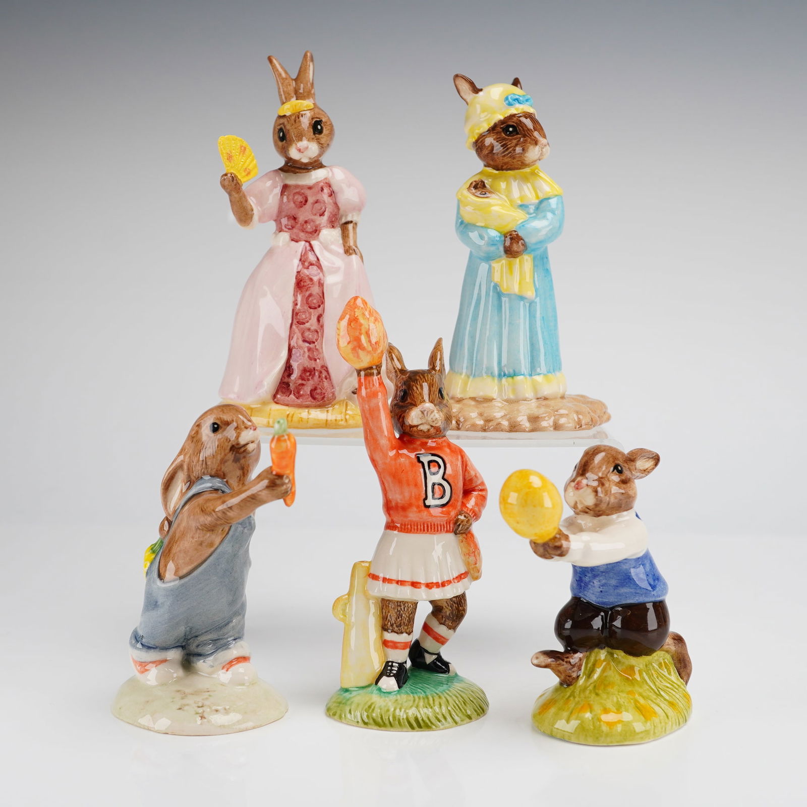 5pc Royal Doulton Bunnykins Figurines Harry Mothers Day William (1 of 4)