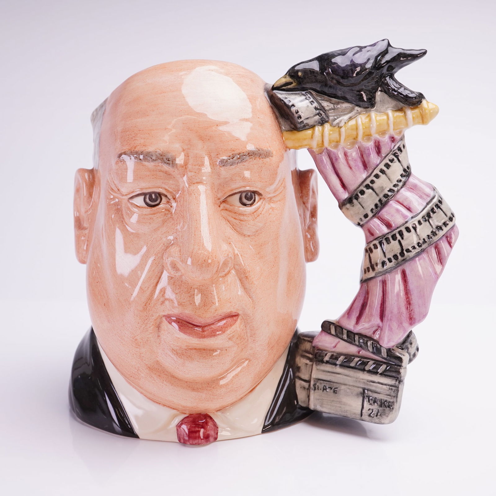 Royal Doulton Colorway Large Character Jug, Alfred Hitchcock D6987 (1 of 3)