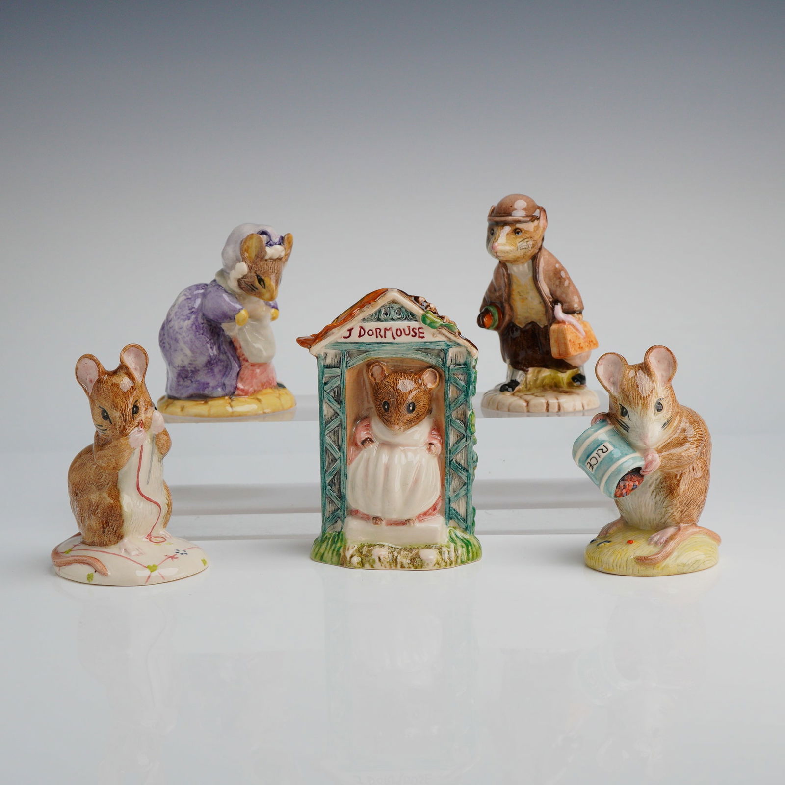 Collection of Five Royal Albert Beatrix Potter Figurines (1 of 3)
