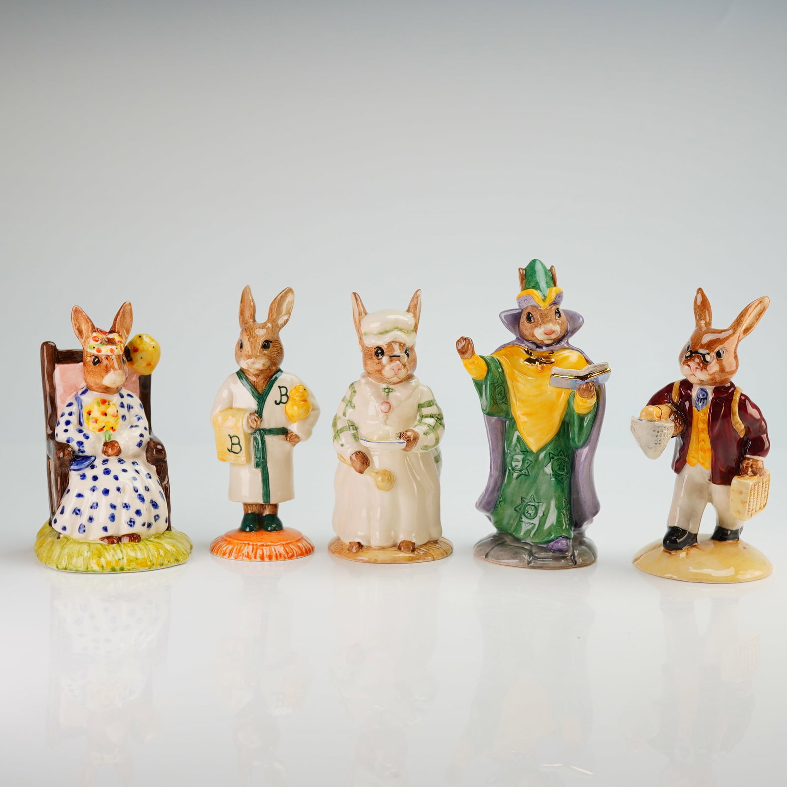 5pc Royal Doulton Bunnykins Figurines (1 of 4)