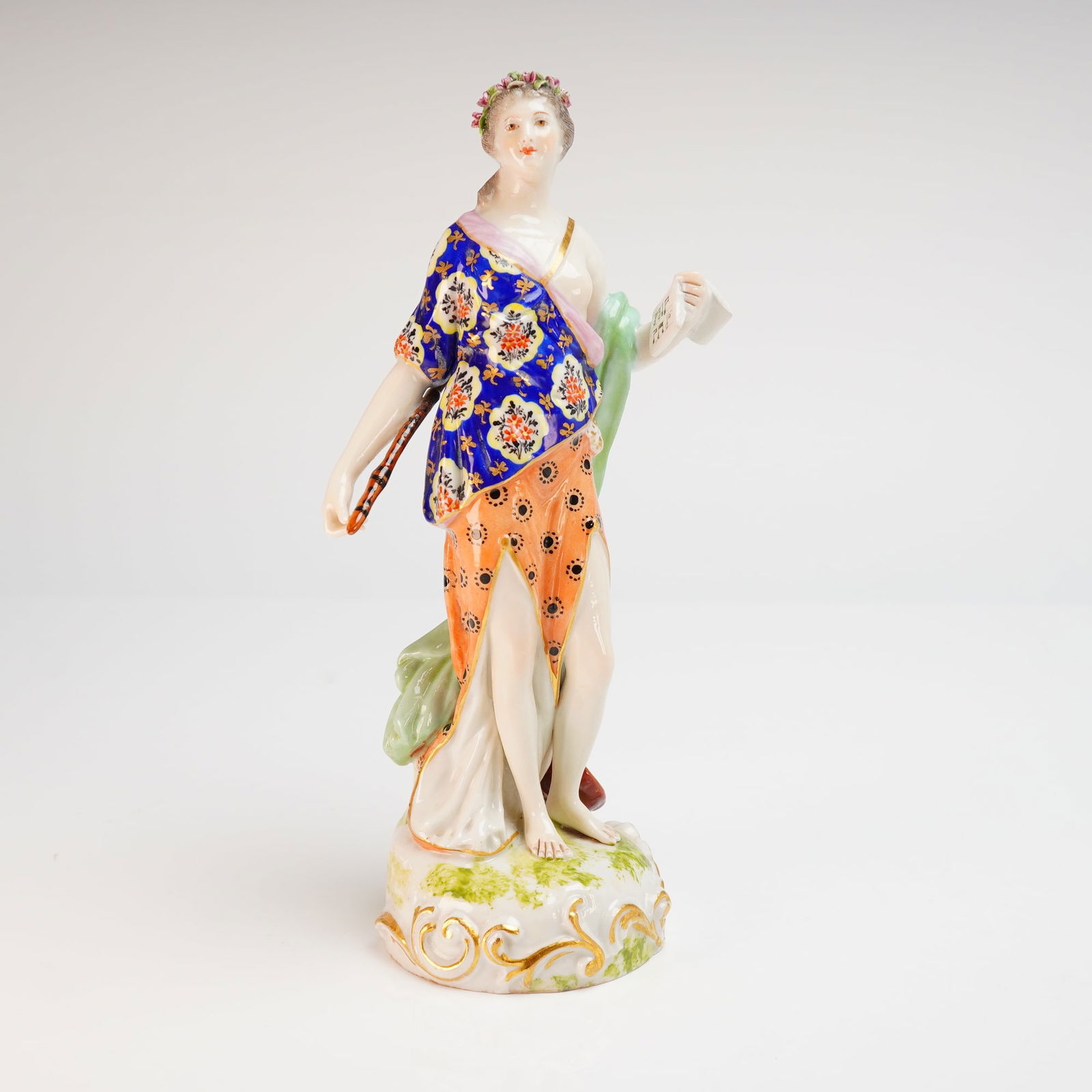 Royal Crown Derby Figurine of an Allegorical Figure of Music (1 of 4)