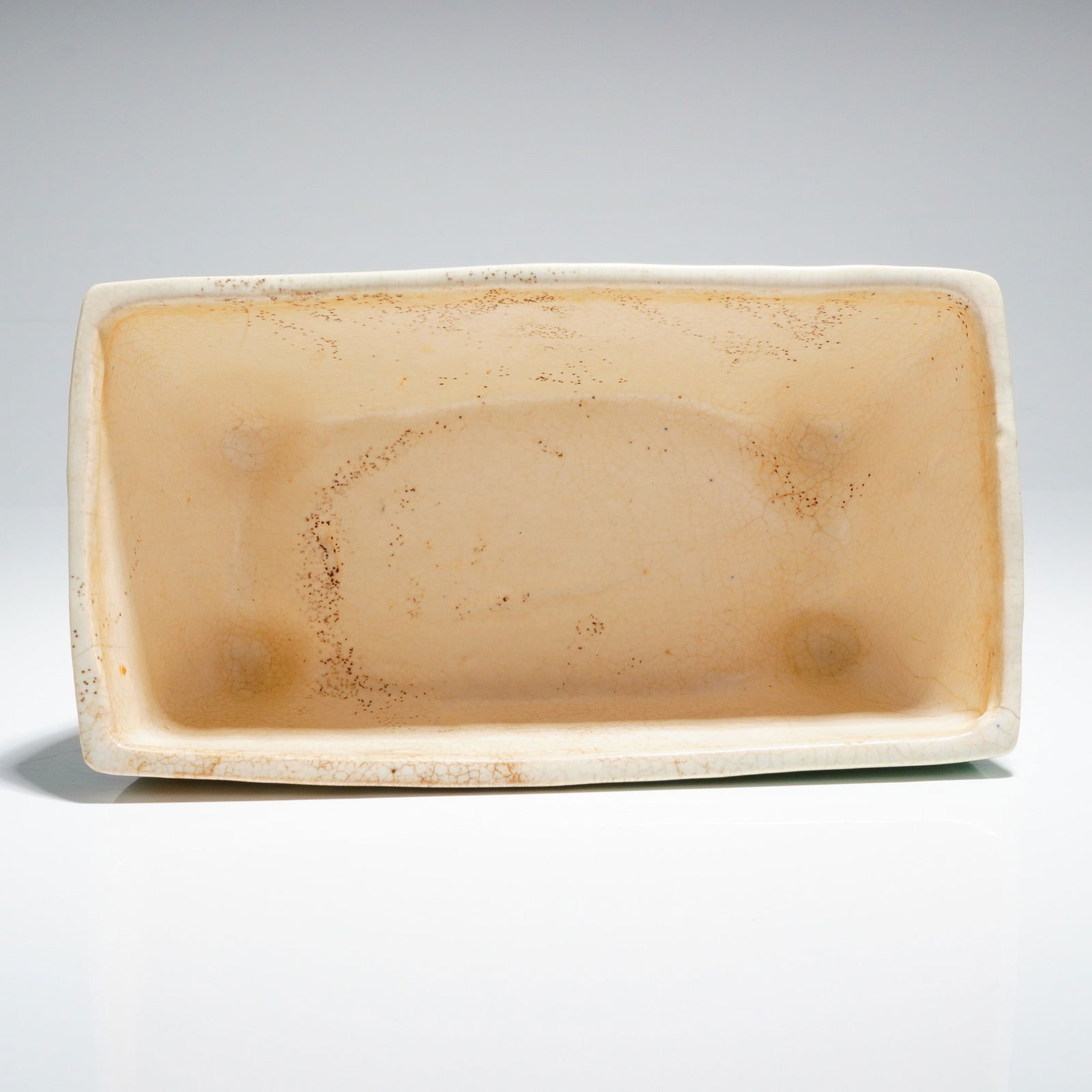 Vintage McCoy Rustic Pinecone Rectangular Window Box Planter - 4