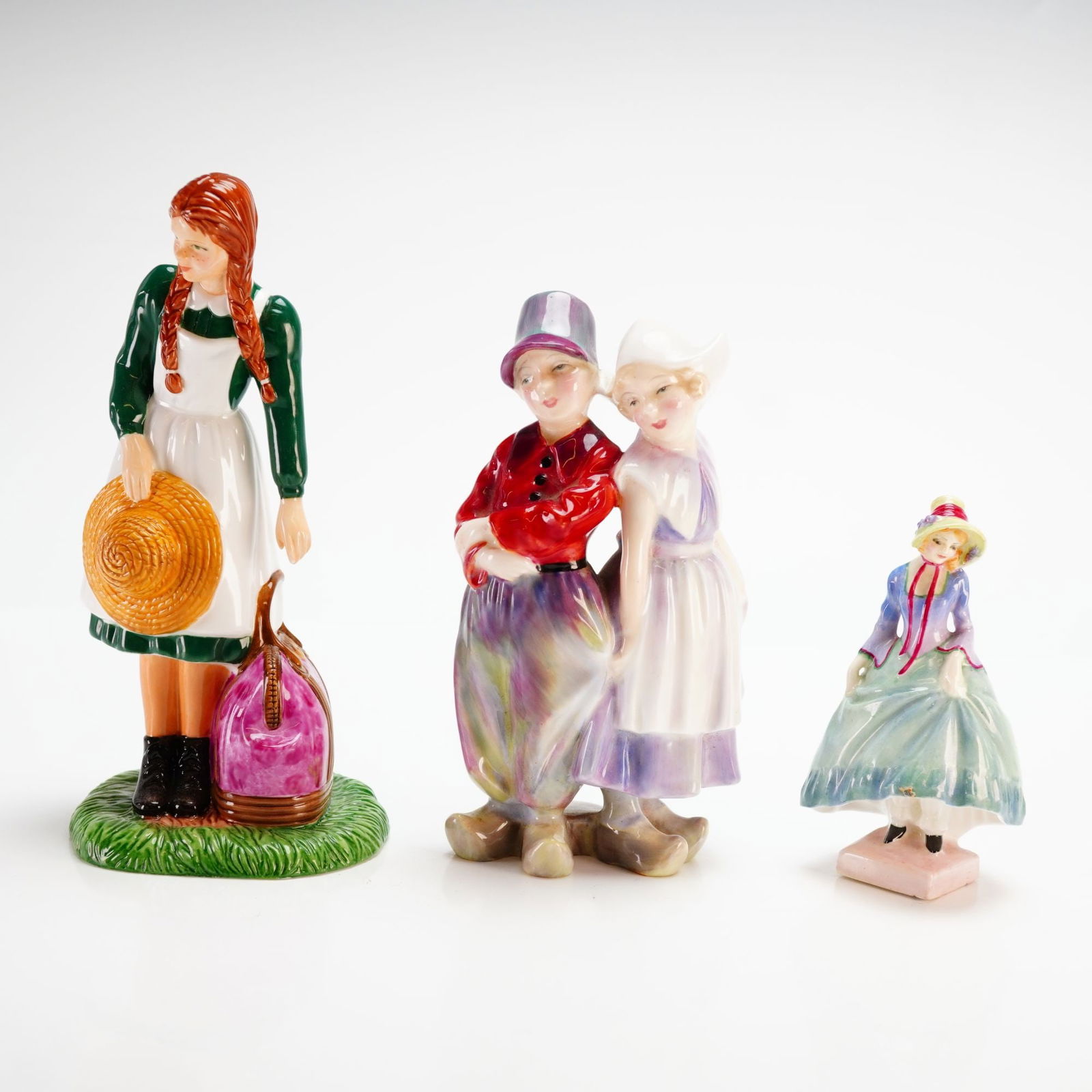 Royal Doulton Three Figurines Anne Arrives Willy Wont He Pantalettes (1 of 3)
