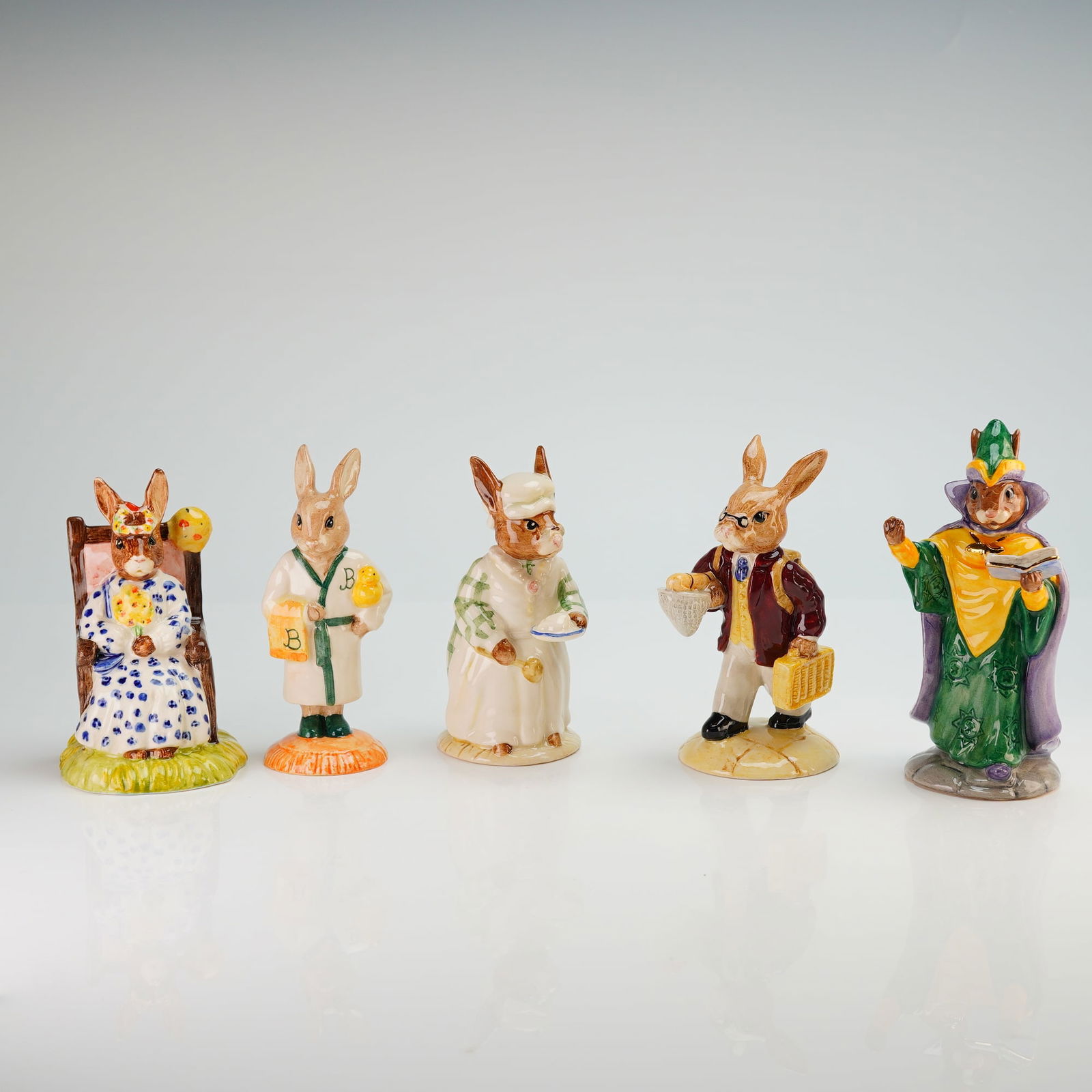 5pc Royal Doulton Bunnykins Figurines (1 of 2)