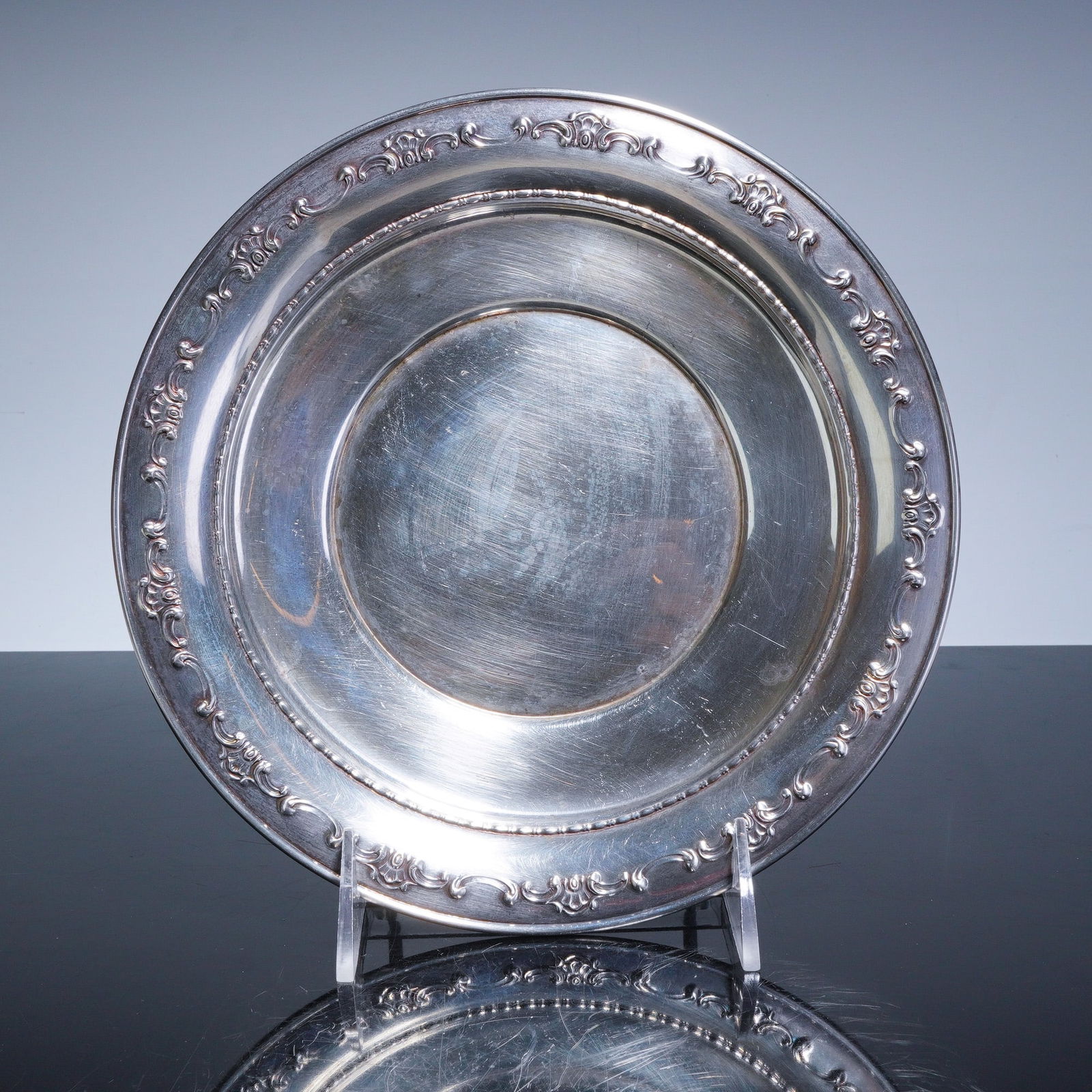 Gorham Strasbourg Sterling Silver Plate Pattern 1122 (1 of 3)