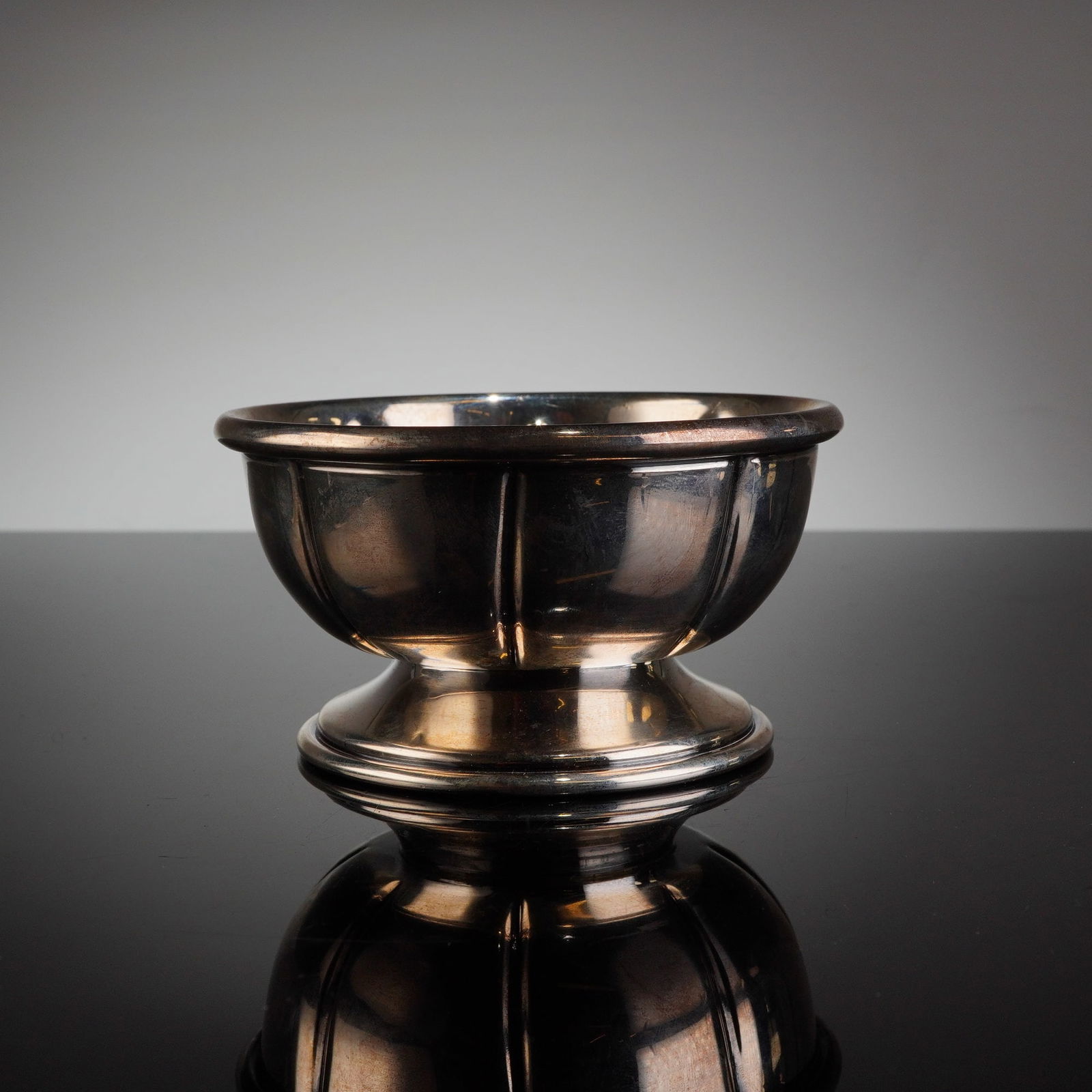 Mexican Sterling Silver Footed Bowl (1 of 3)