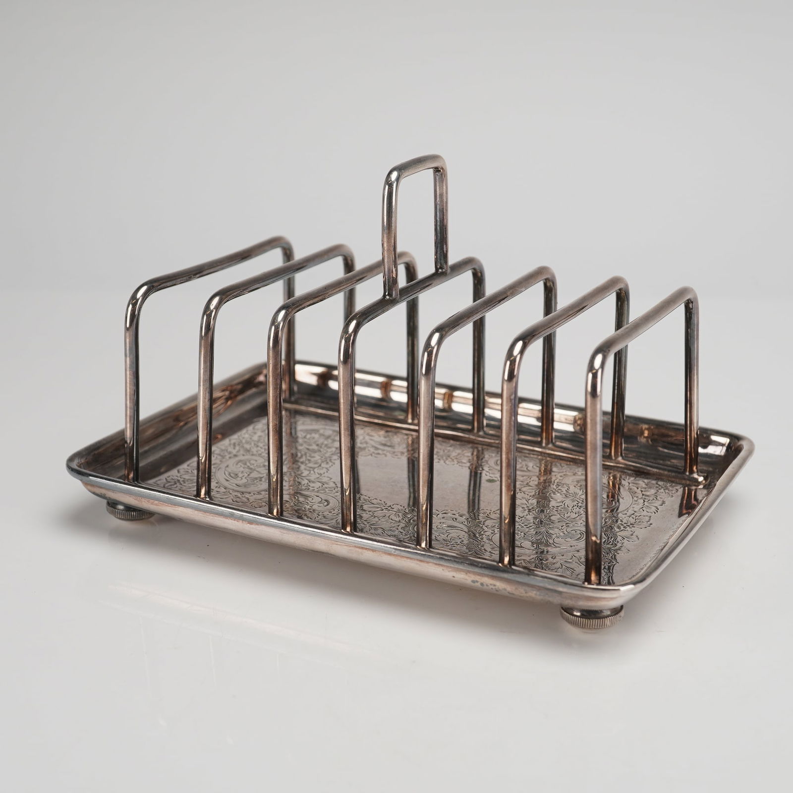 Charles Edward Nixon Silver-Plated Toast Rack (1 of 4)