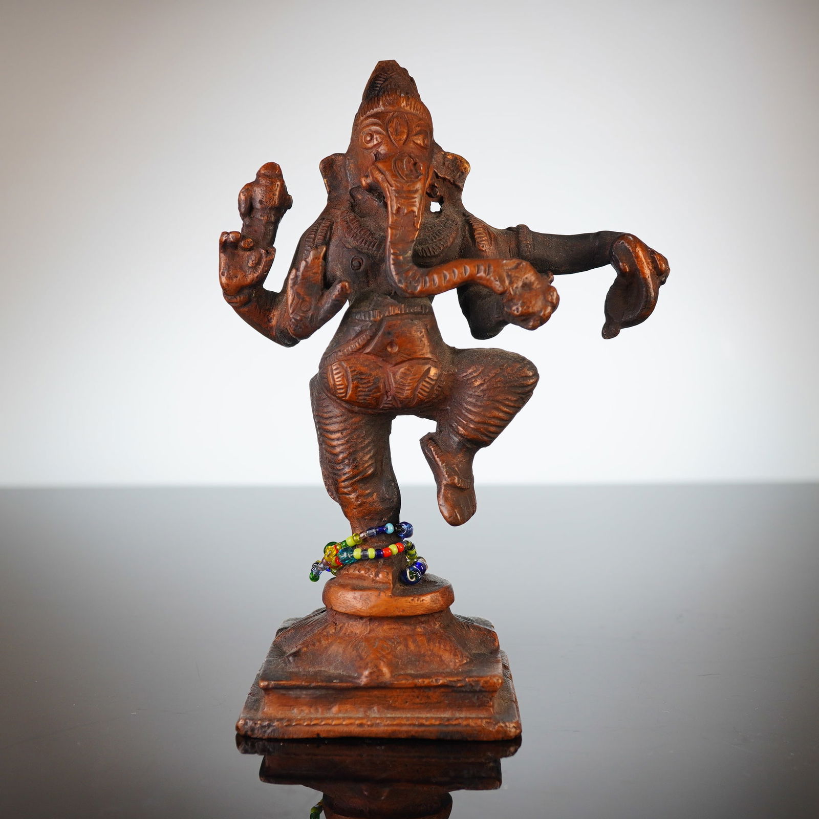 Bronze Dancing Ganesha Figurine (1 of 5)