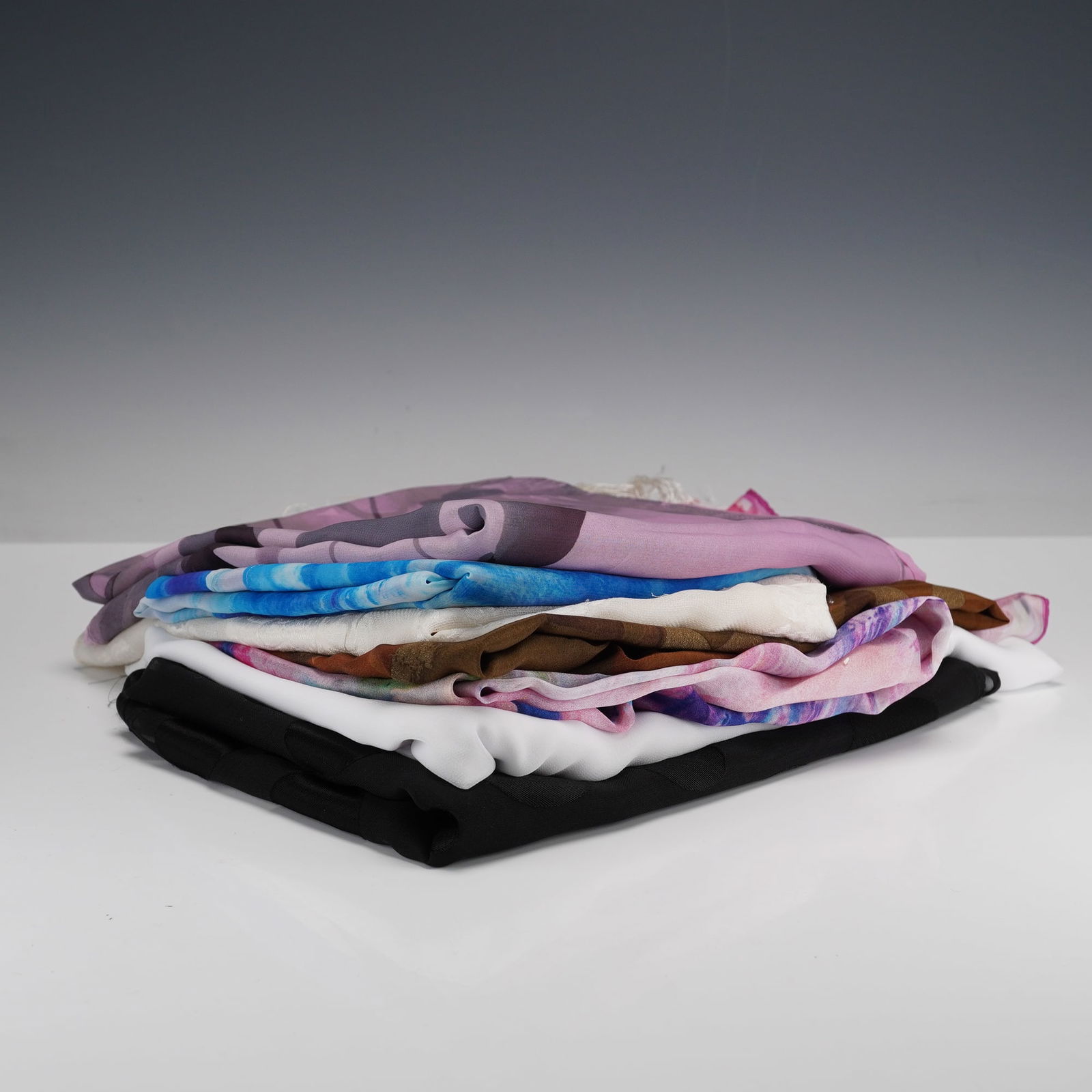 Collection of 7 Women Scarves and Shawls, Calvin Klein and Escada (1 of 4)