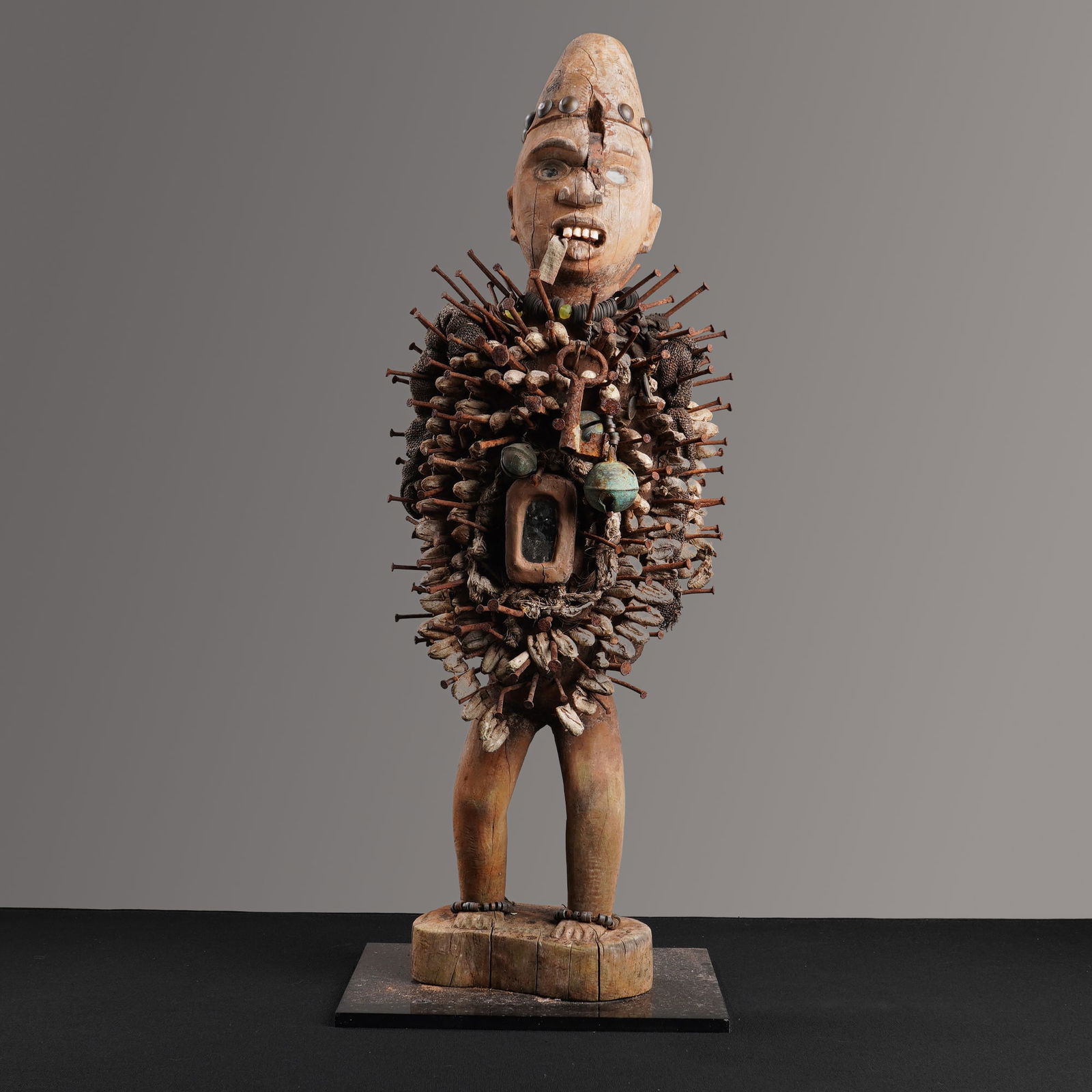 Kongo Nkisi Nkondi Nail Power Figure (1 of 5)