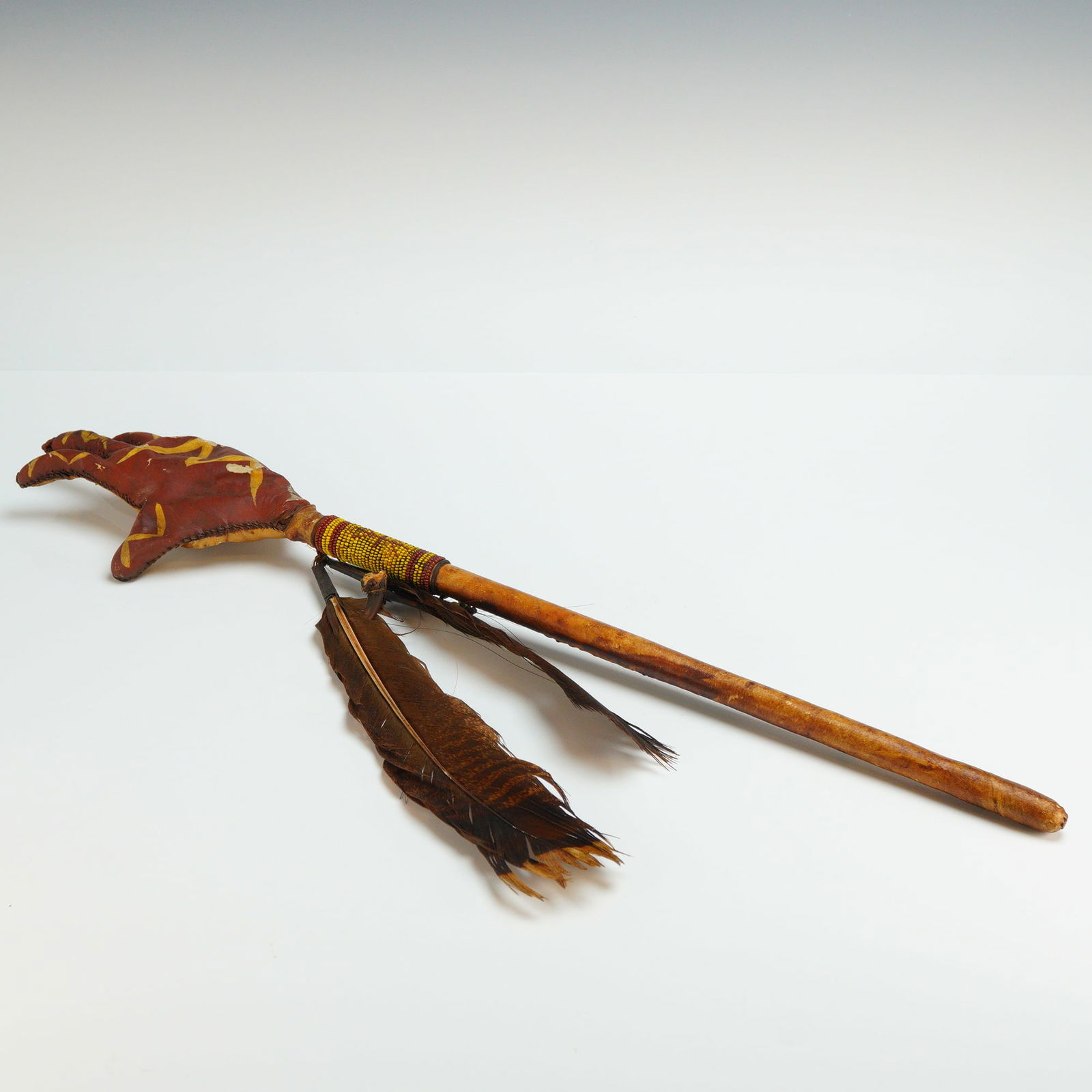 Native American Spirit Chaser Stick in Leather (1 of 5)