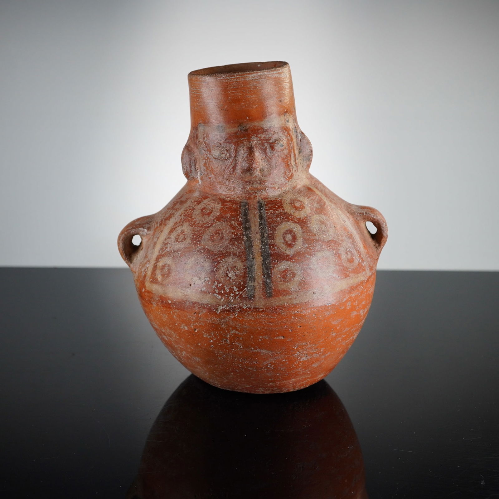 Pre-Columbian Chancay Polychrome Ceramic Pottery Vessel (1 of 4)