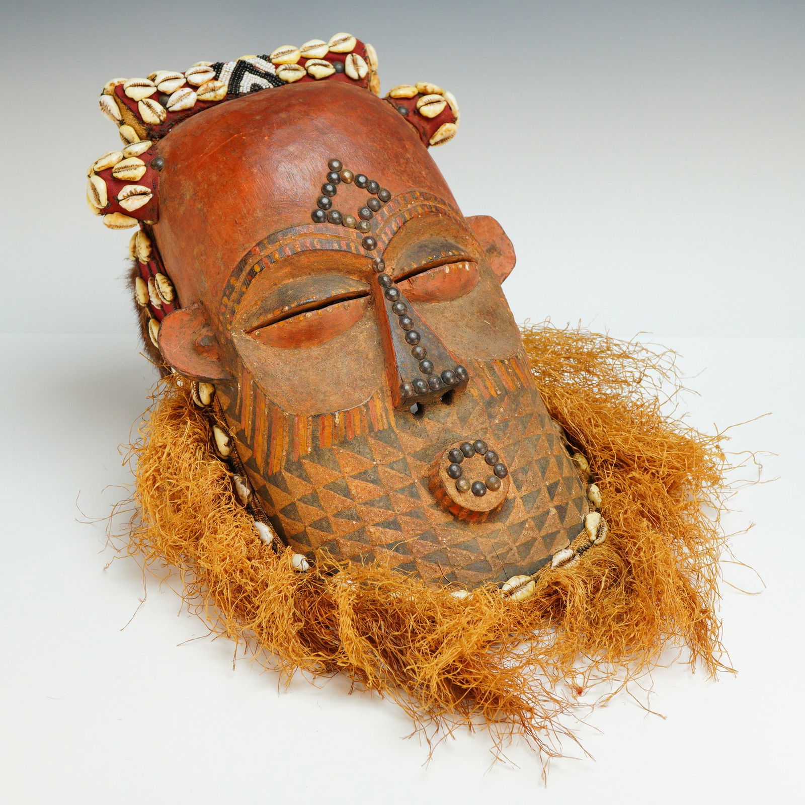 Kuba Bwoom Wooden Helmet Mask from the Democratic Republic of Congo (1 of 5)