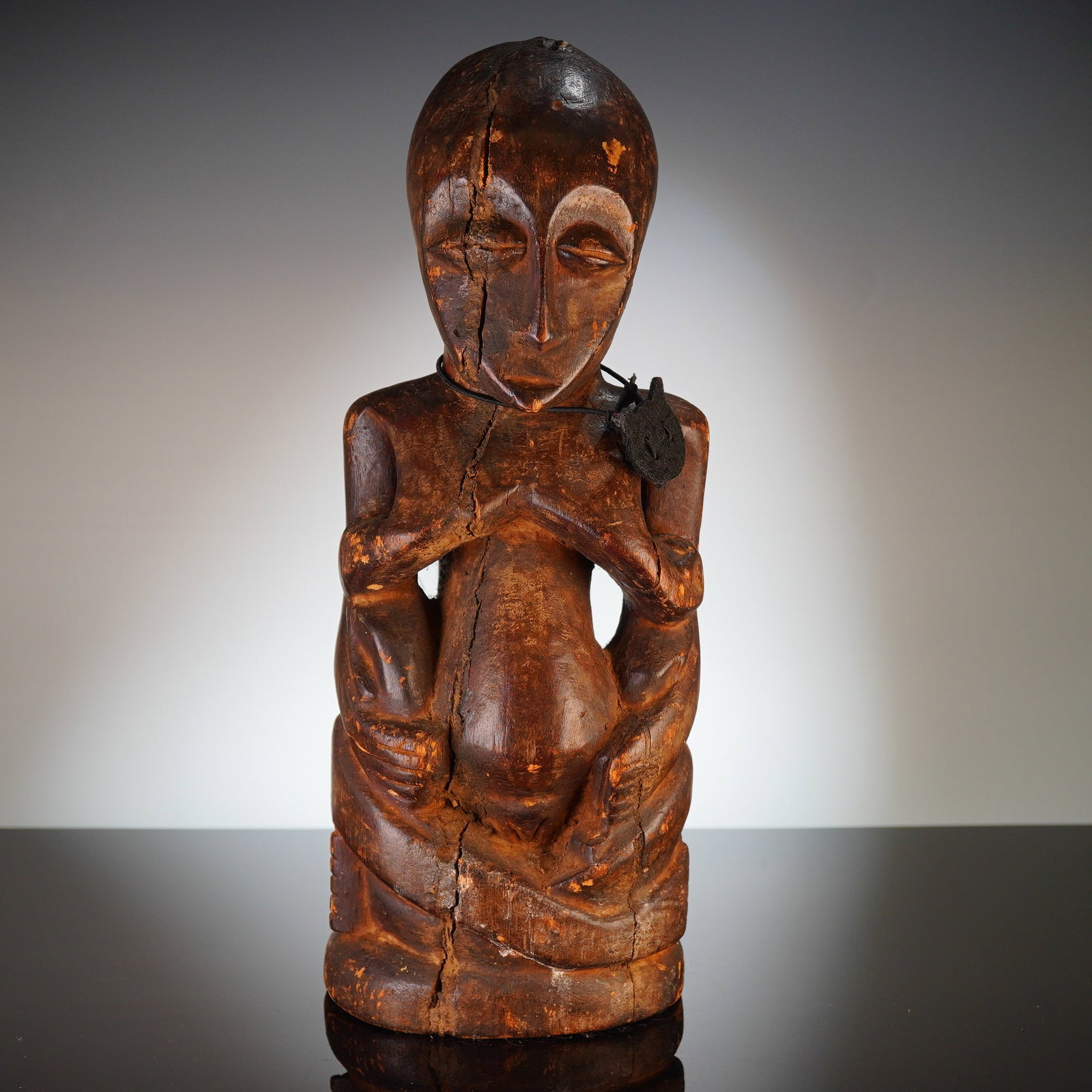 Luba Female Ancestor Wooden Statue, Democratic Republic of the Congo (1 of 5)