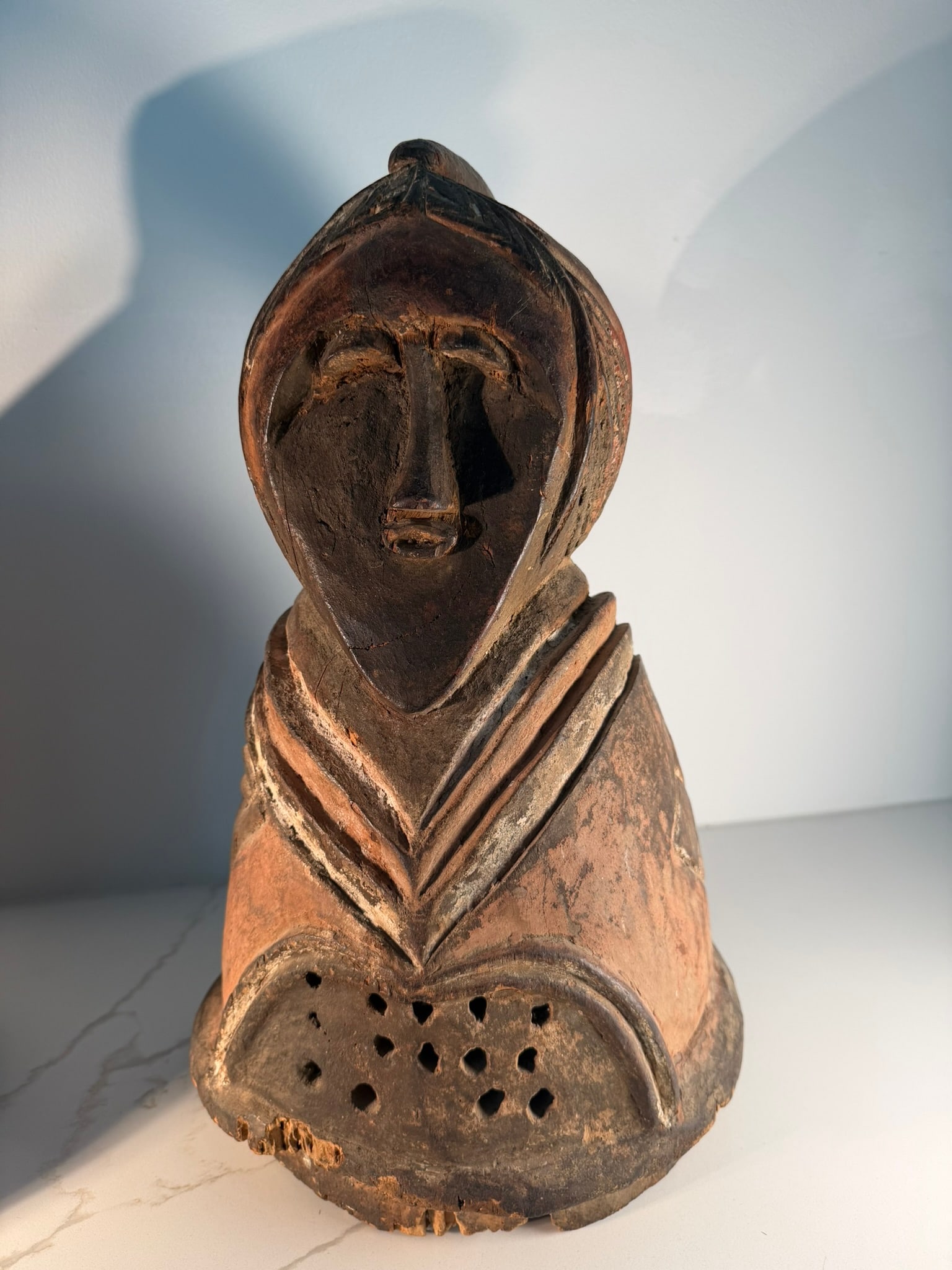 Pair of Mende/Sherbro Helmet Masks, Sierra Leone, 19th Century (1 of 2)
