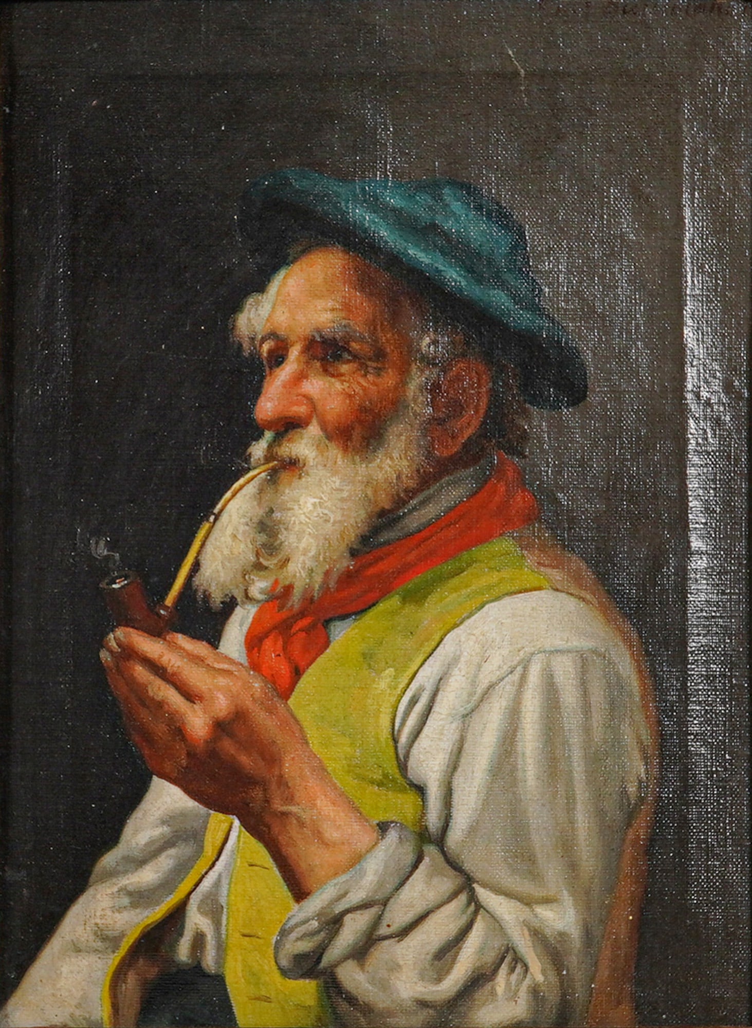 Vincenzo Busciolano (Italian, 1851-1926), Oil on Canvas, Signed (1 of 6)