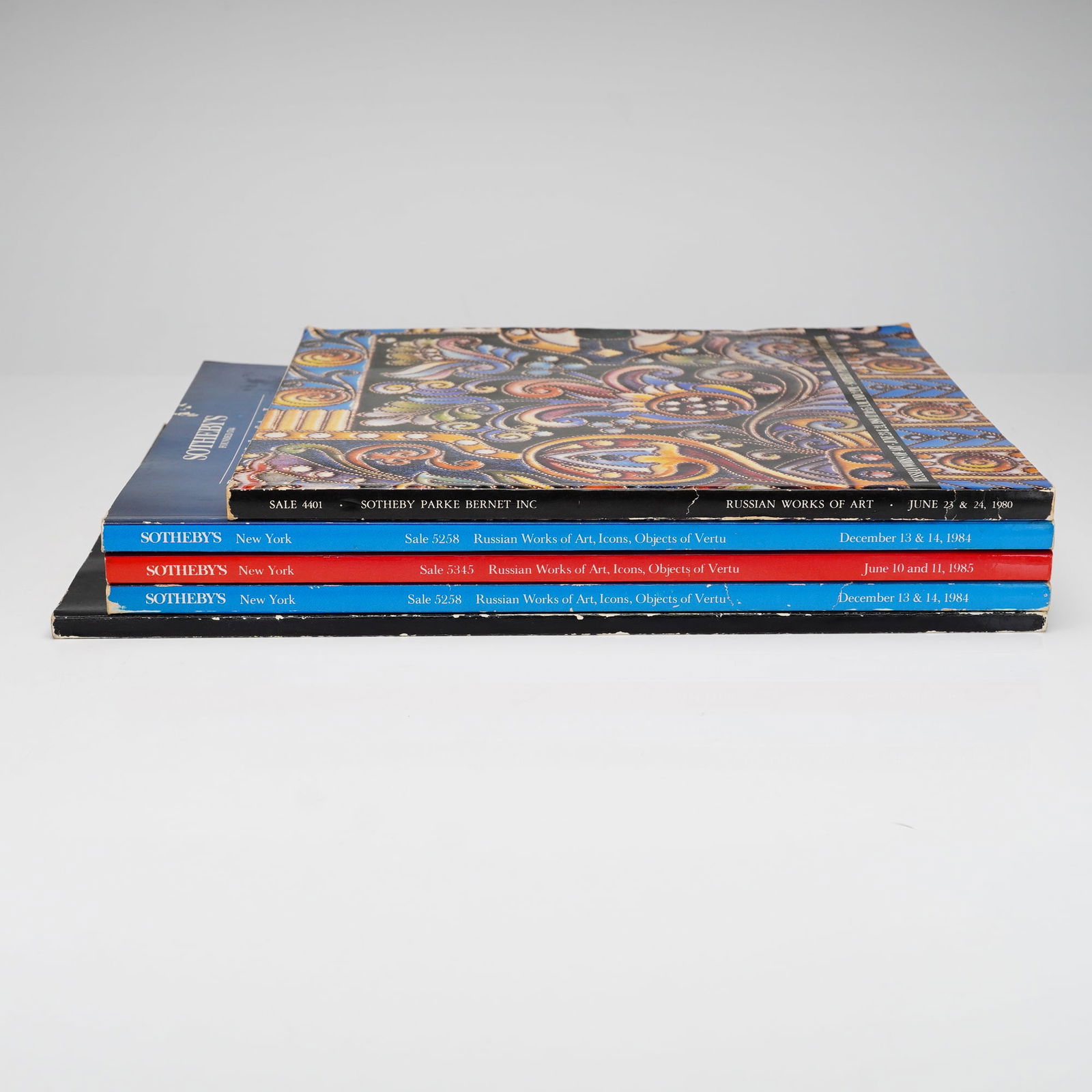 4 Sotheby's Russian Works of Art Auction Catalogs (1 of 3)