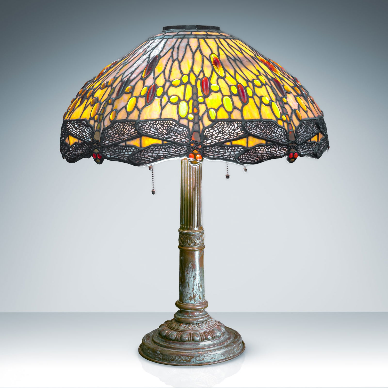 Tiffany Studios Dragonfly Table Lamp Early 20th Century (1 of 15)