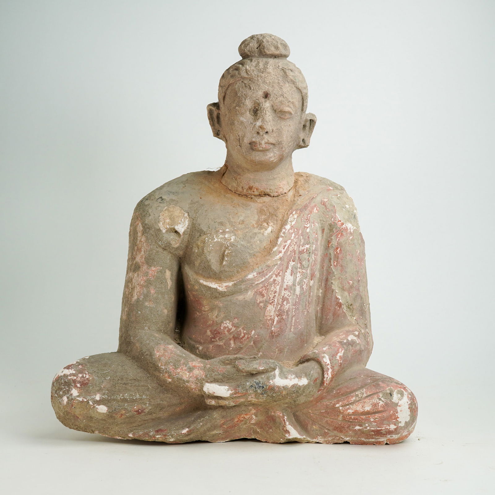 Antique Asian Buddha Carved Stone Sculpture (1 of 11)