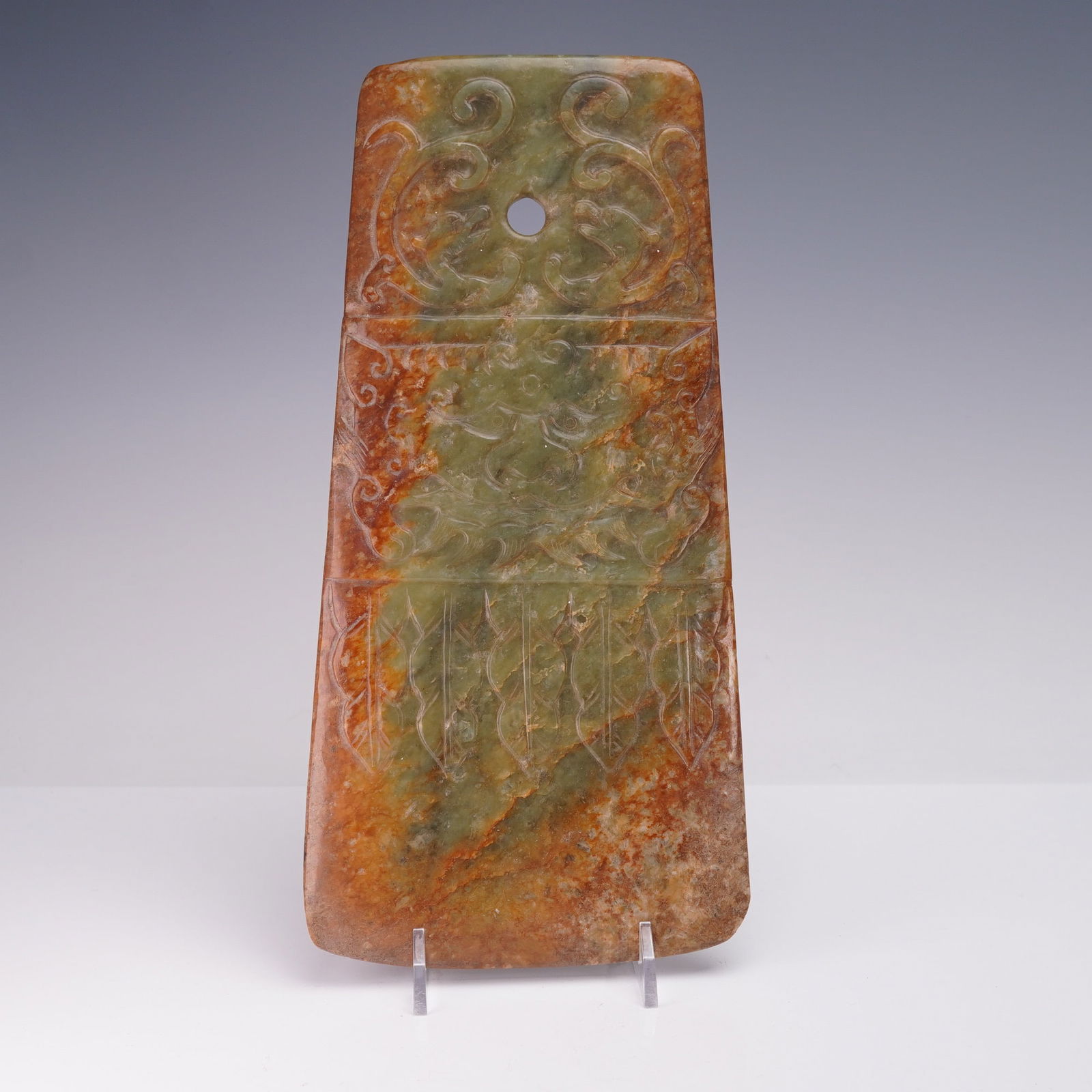 Chinese Carved Jade Decorative Low Relief Blade (1 of 5)
