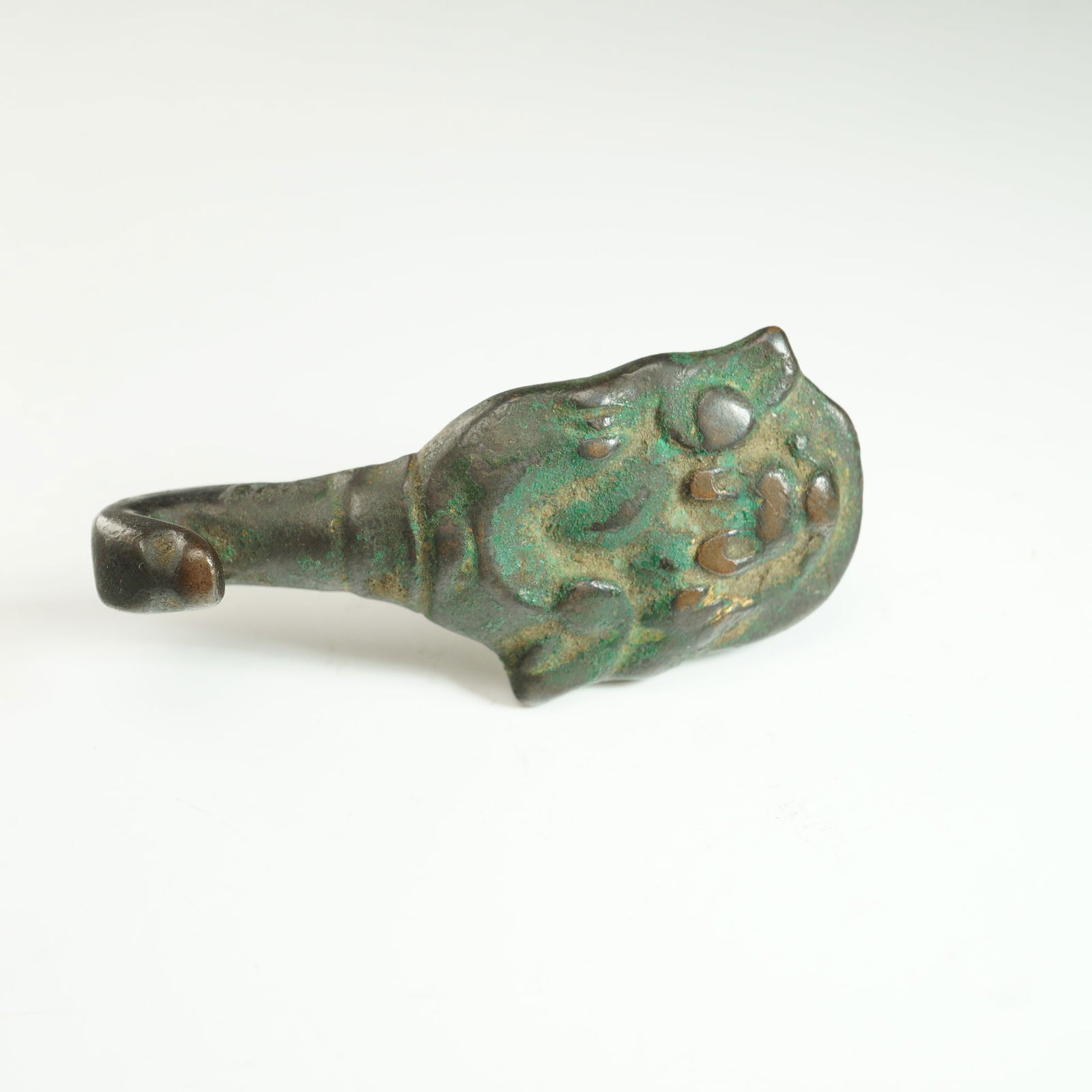Ancient Chinese Bronze Chilong Dragon Belt Hook (1 of 4)