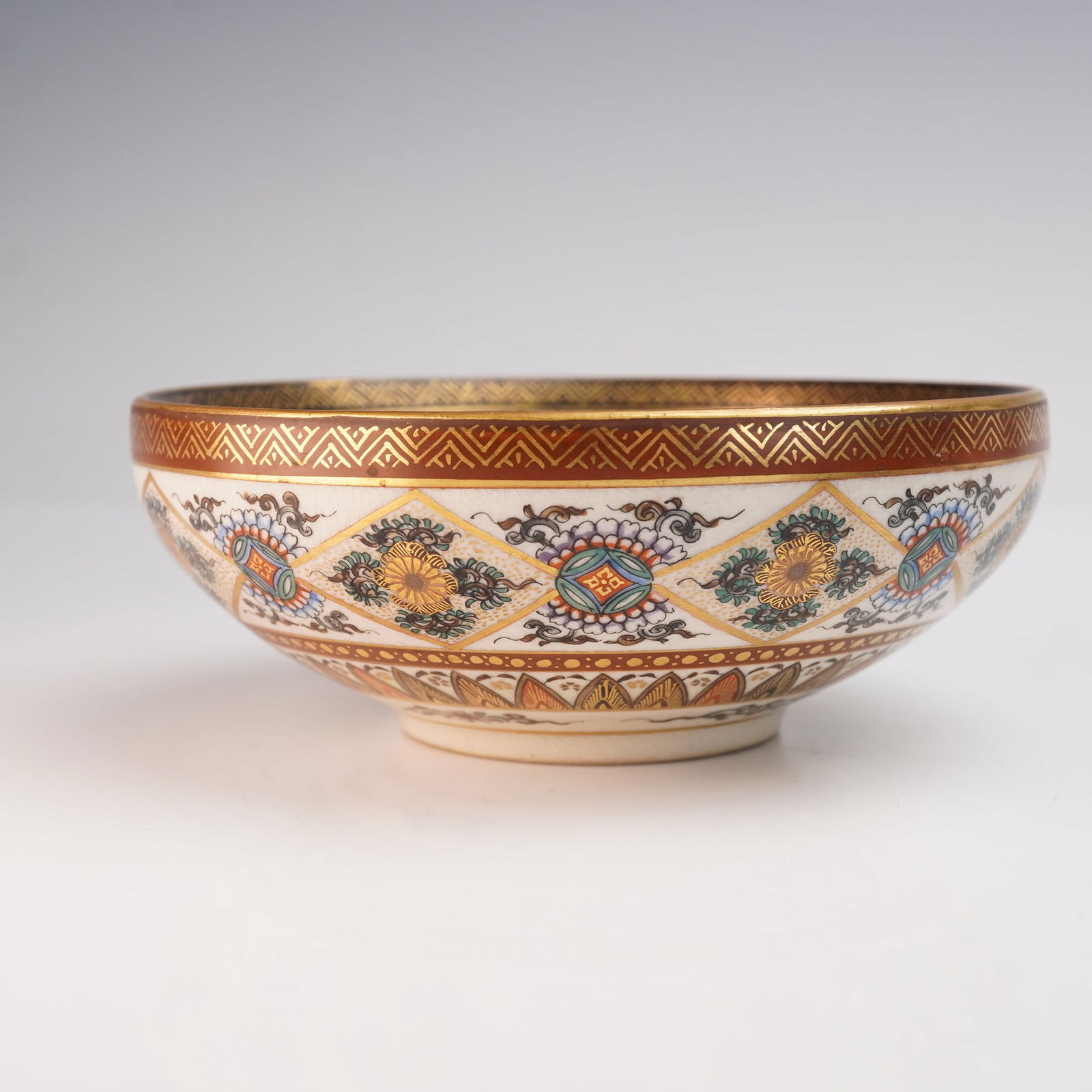 Japanese Satsuma Porcelain Bowl (1 of 6)