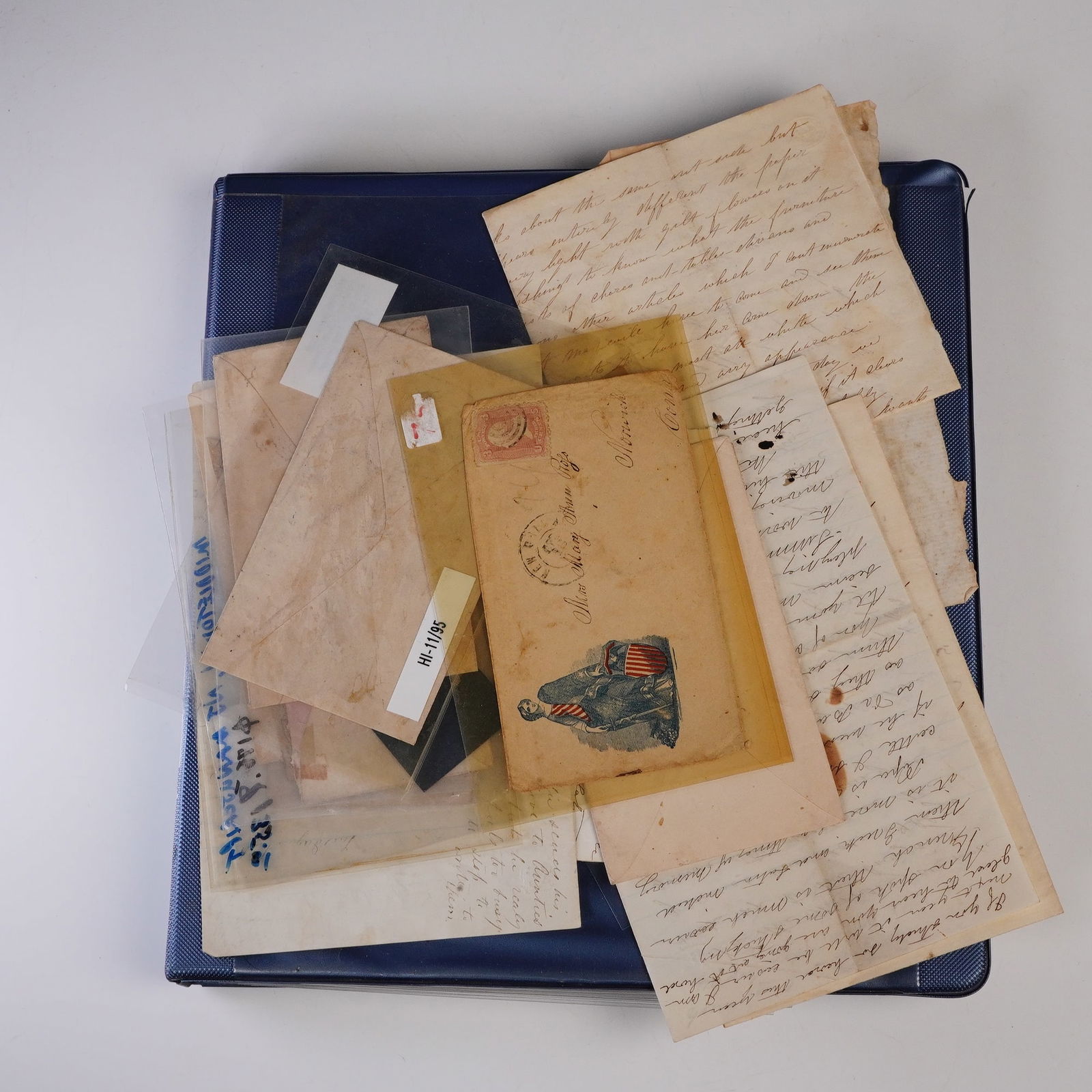 Collection of Historic Letters and Envelopes w/ Stamps 1860s-1960s (1 of 6)