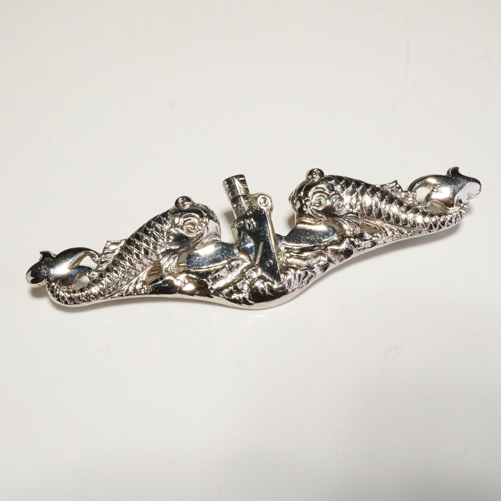 N.S. Meyer Sterling U.S. Navy Enlisted Submarine Warfare Service Badge (1 of 3)