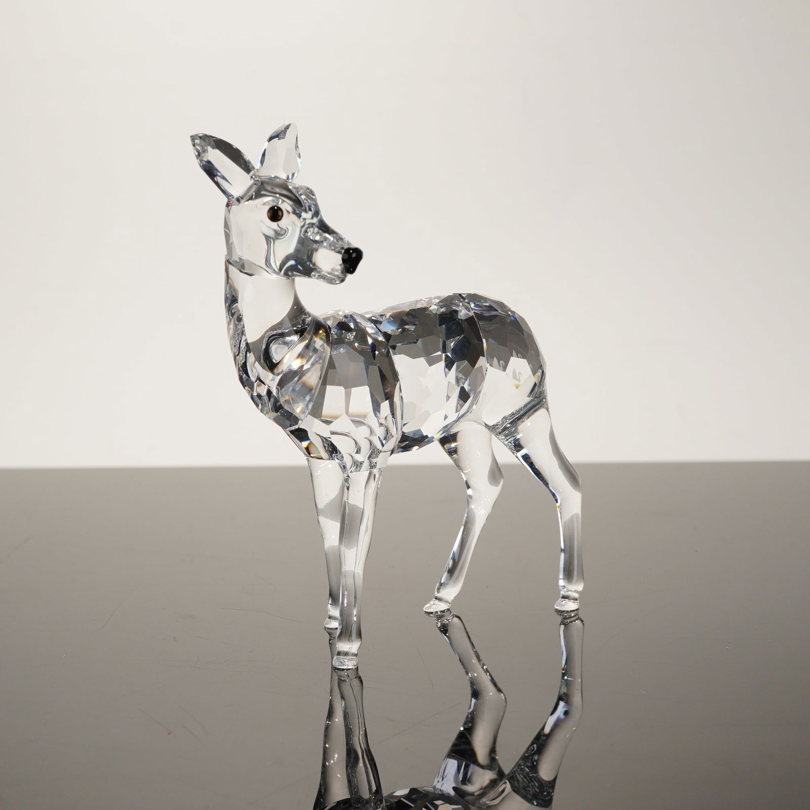 Swarovski Crystal Figurine Standing Doe (1 of 5)