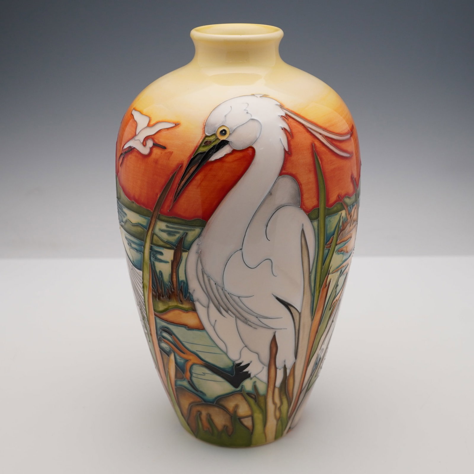 Moorcroft Kerry Goodwin Vase Life on the Estuaries Ltd Edition (1 of 7)