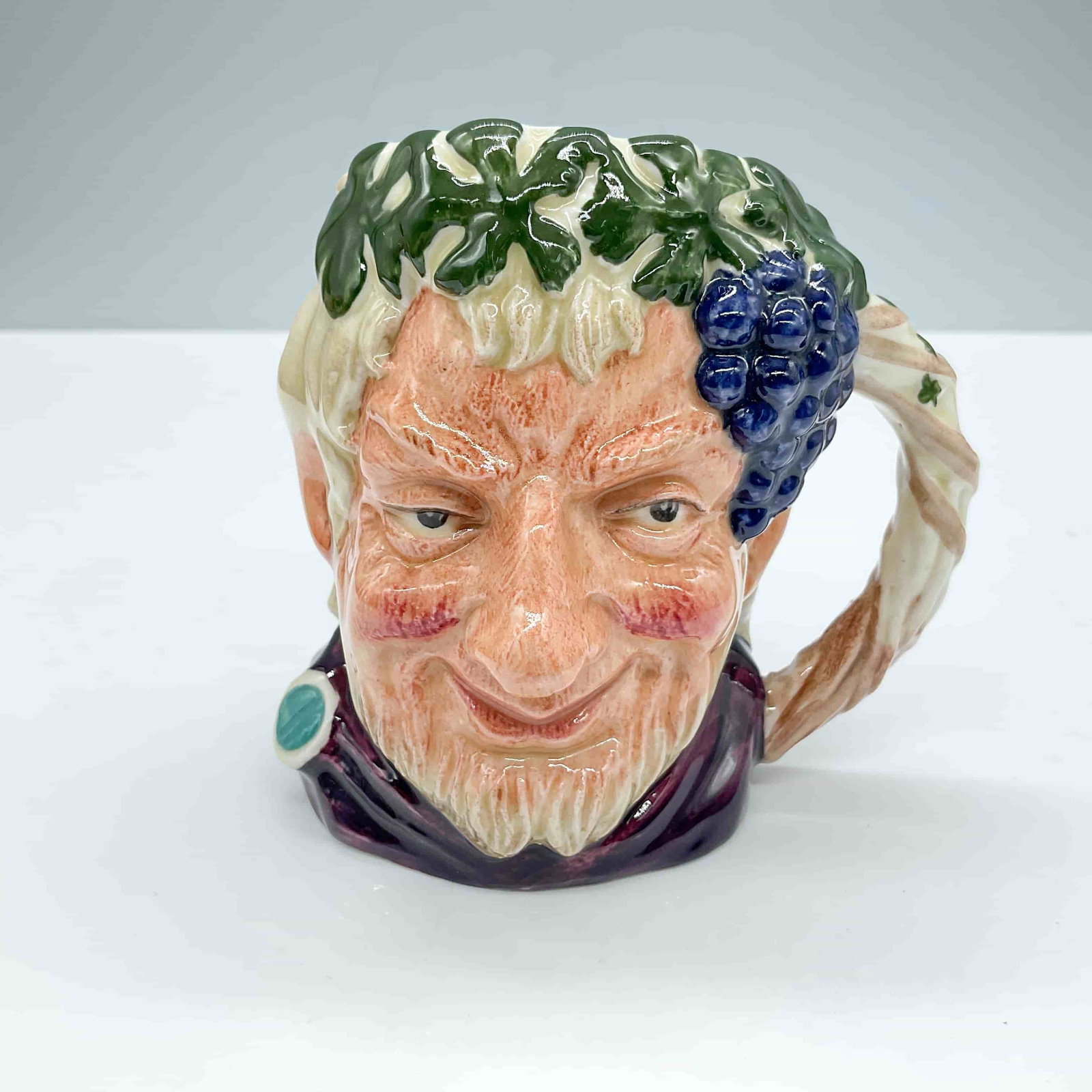 Bacchus D6505 - Small - Royal Doulton Character Jug: Royal Doulton backstamp. ArtistMax Henk Dimensions4"H Date or Era1959 - 1991 Manufacturer or BrandRoyal Doulton Country of OriginEngland