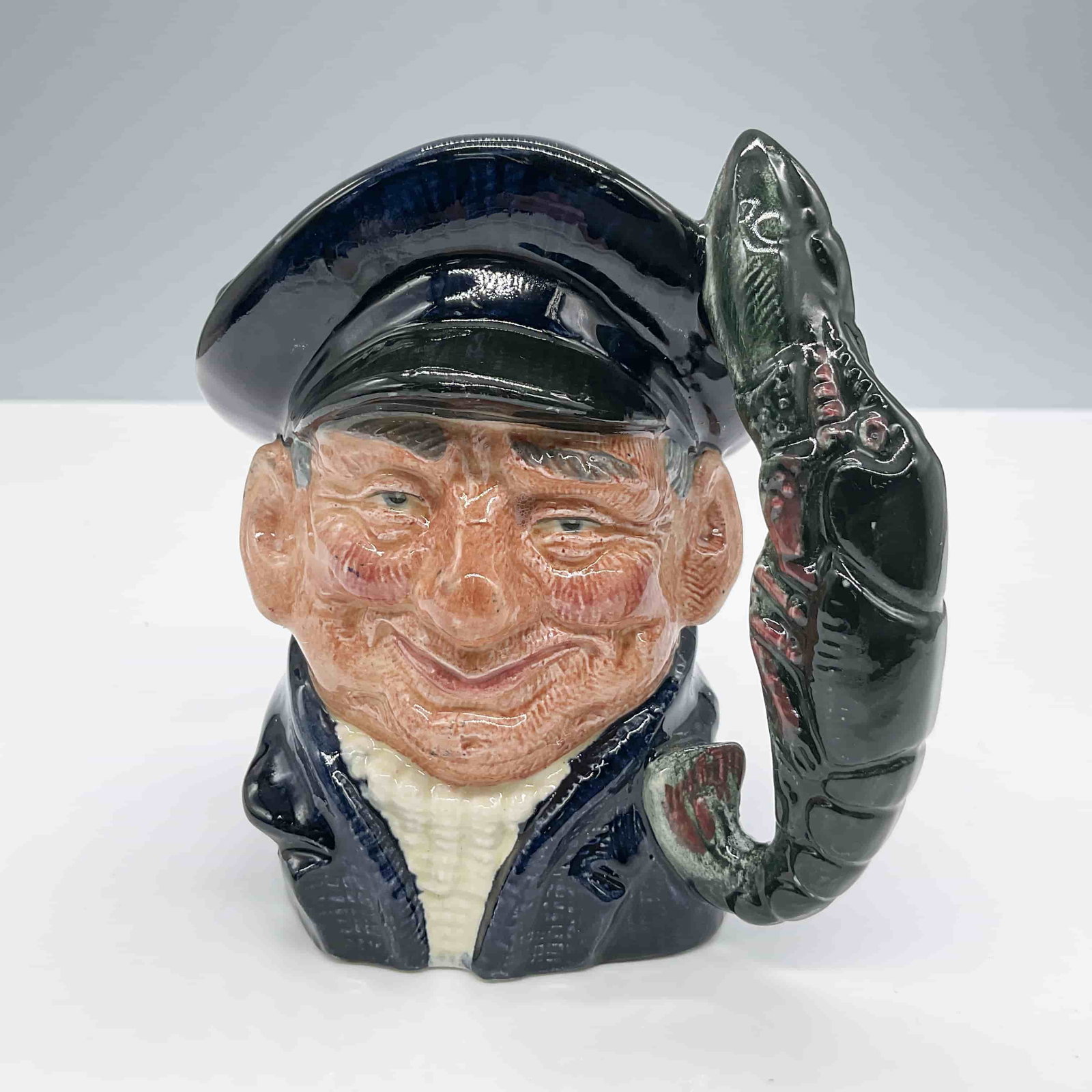 Lobsterman D6620 - Small - Royal Doulton Character Jug: Royal Doulton backstamp. ArtistDavid B. Biggs Dimensions3.75"H Date or Era1968 - 1991 Manufacturer or BrandRoyal Doulton Country of OriginEngland