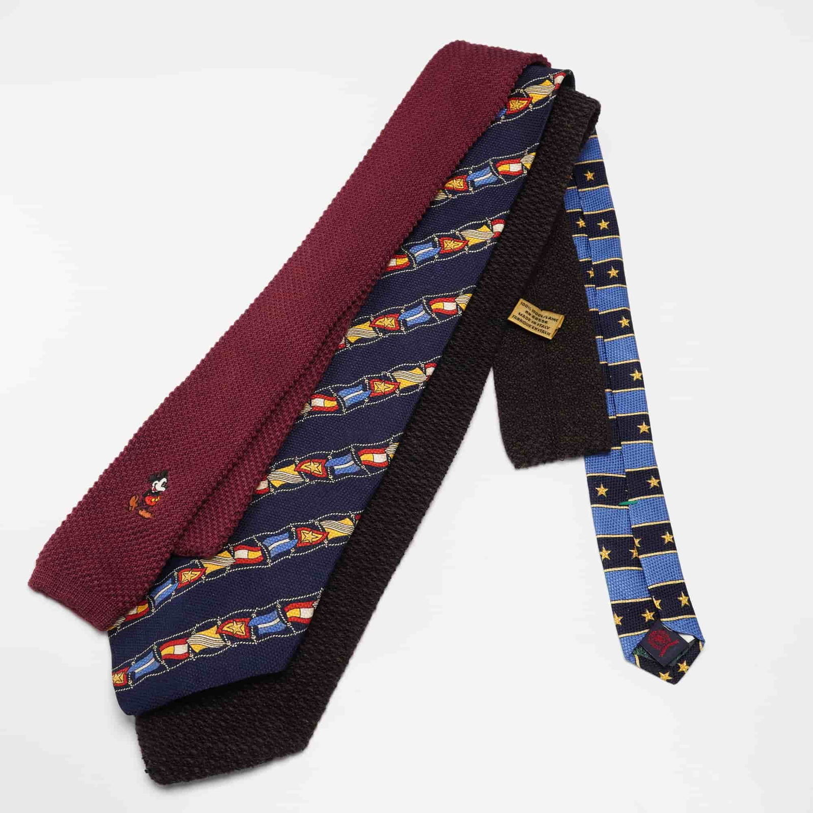 3pc Designer Necktie Set, Donna Karan, Mickey and Co, Tommy Hilfiger (1 of 3)