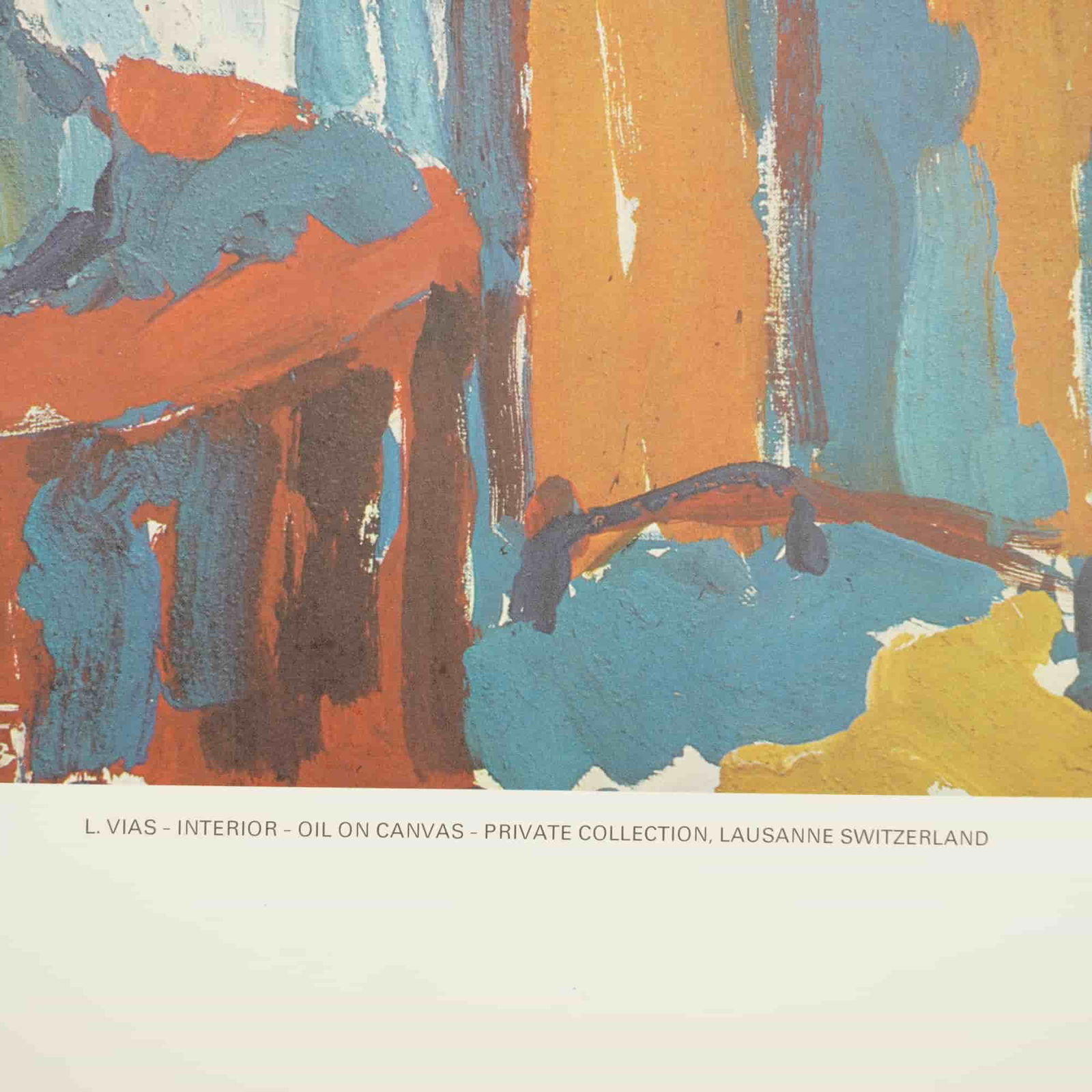 L. Vias Lithograph, Interior, Numbered Edition - 2