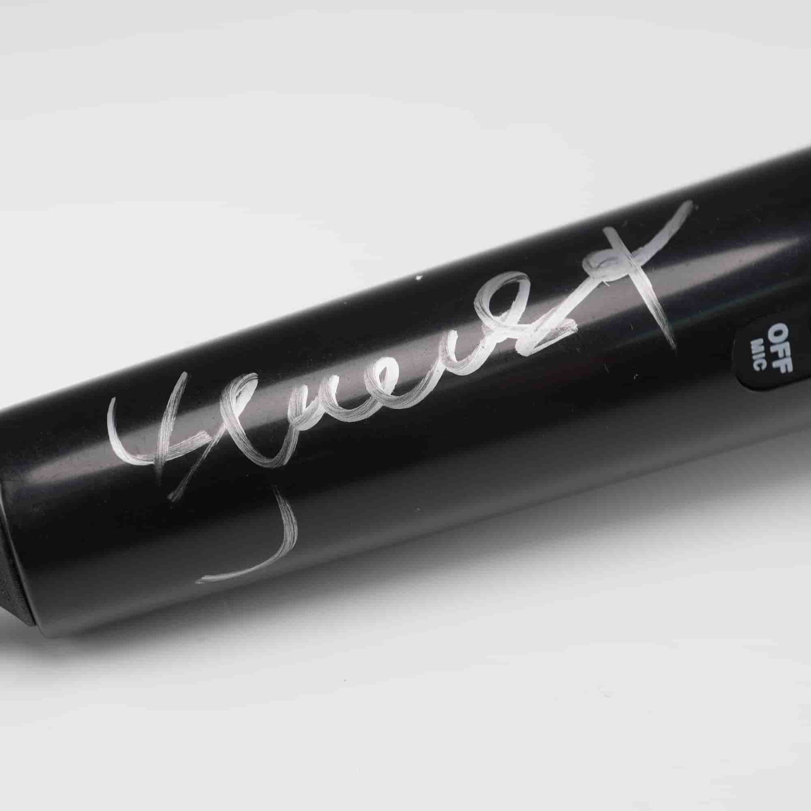 Autographed Black Trisonic Microphone - 2