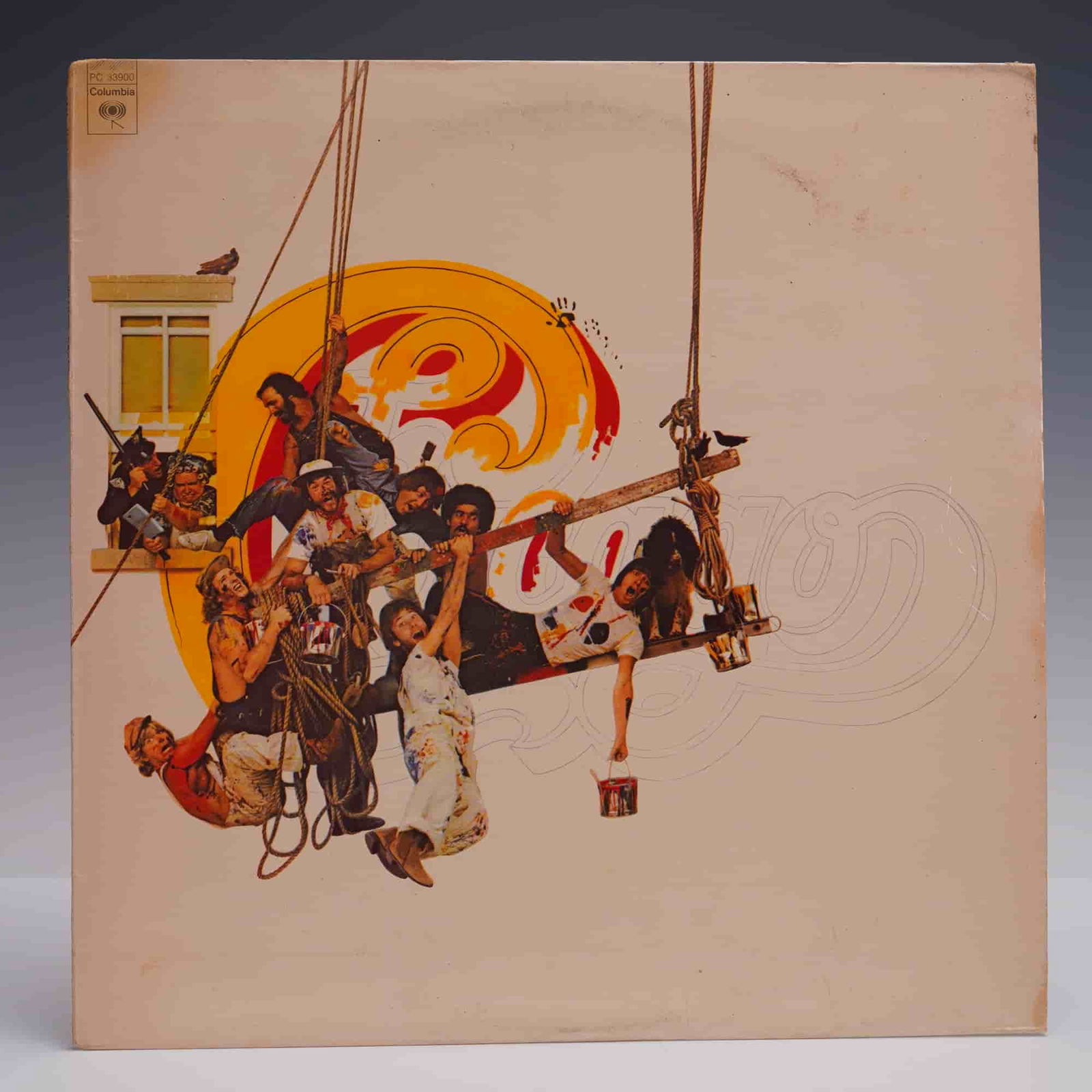 Chicago IX Greatest Hits Vinyl: Vintage vinyl record, Chicago IX: Chicago's Greatest Hits, released by Columbia Records. Features classic tracks like 25 or 6 to 4, and Saturday in the Park. Includes original cover art with colorful