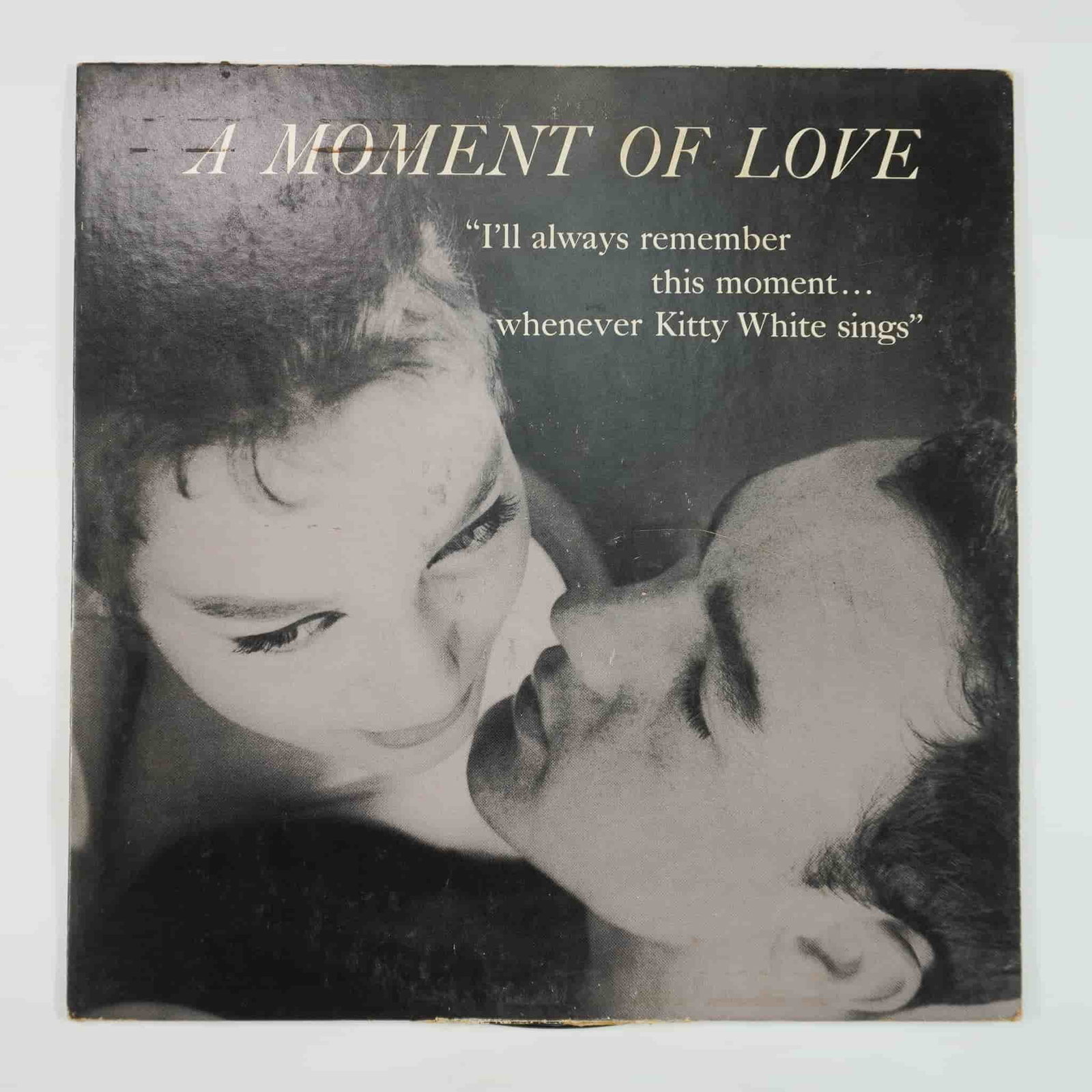 Kitty White A Moment of Love Vinyl LP, Jazz Vocal: Original A Moment of Love Vinyl LP featuring the exceptional vocal stylings of jazz singer Kitty White. Released in the late 1950s, this album showcases White's smooth and emotive voice, delivering a