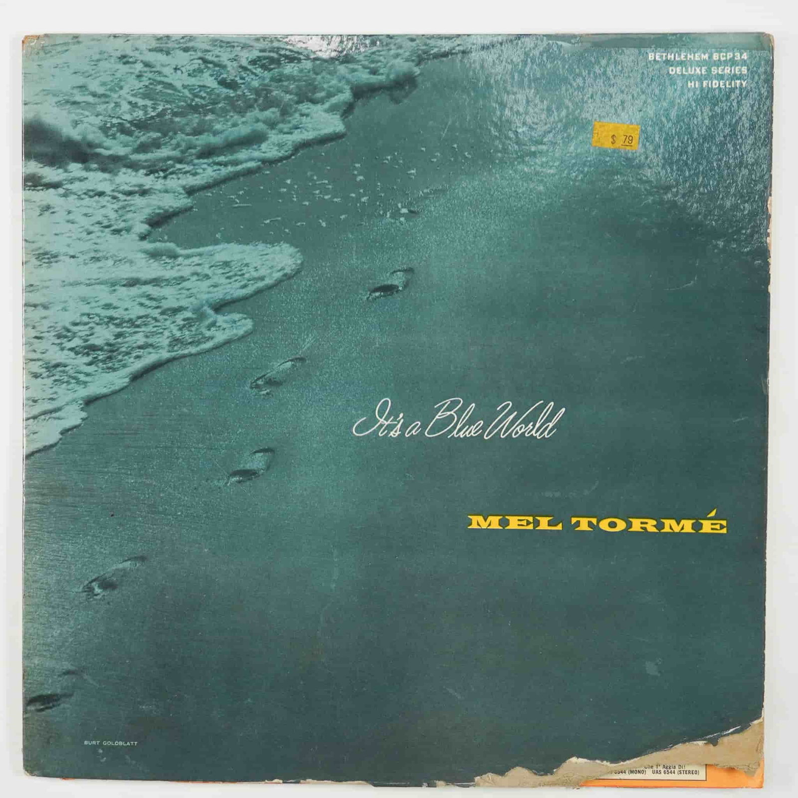 Mel Torme It's a Blue World Vinyl LP, Jazz and Vocal Standards, 1955: Released in 1955 by Bethlehem Records, It's a Blue World captures Mel Torme's signature smooth vocals and impeccable phrasing, solidifying his status as one of jazz's finest crooners. Backed by lush o