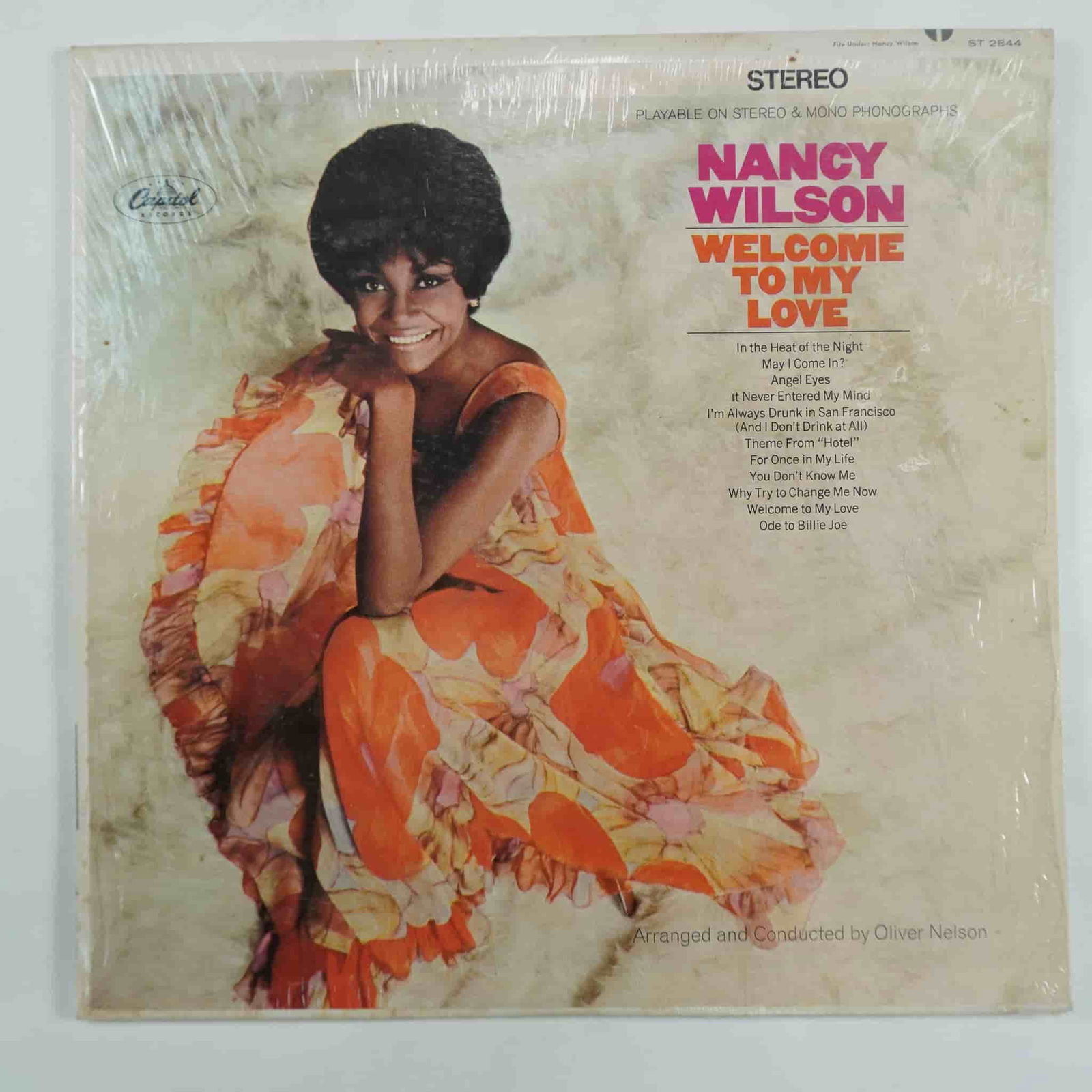 Nancy Wilson – Welcome to My Love, Capitol Records, Vinyl LP: Vintage pressing of Welcome to My Love by Nancy Wilson, released under Capitol Records (ST-2844). This jazz-infused vocal album showcases Wilson’s expressive and soulful interpretations, featuring s