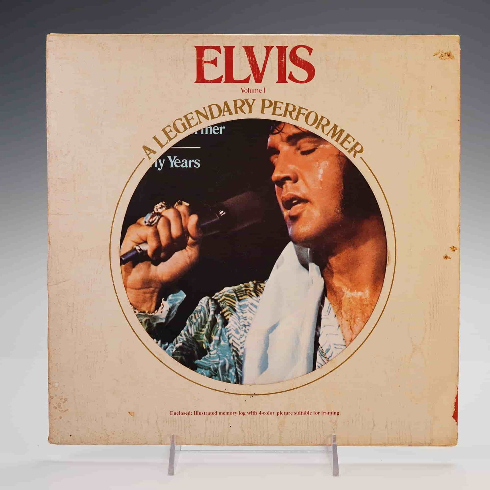 RCA Records Elvis Vinyl Record, A Legendary Performer (1 of 2)