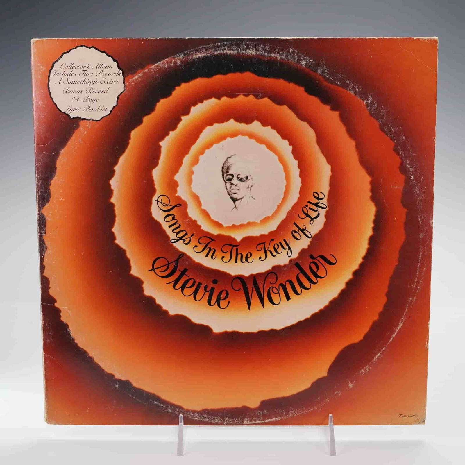 Tamla Records Stevie Wonder Vinyl Record, Songs in the Key of Life: This 12-inch vinyl set features "Songs in the Key of Life," Stevie Wonder's landmark 1976 double album issued by Tamla Records. Issued as a deluxe collector's edition, this release includes two full-l