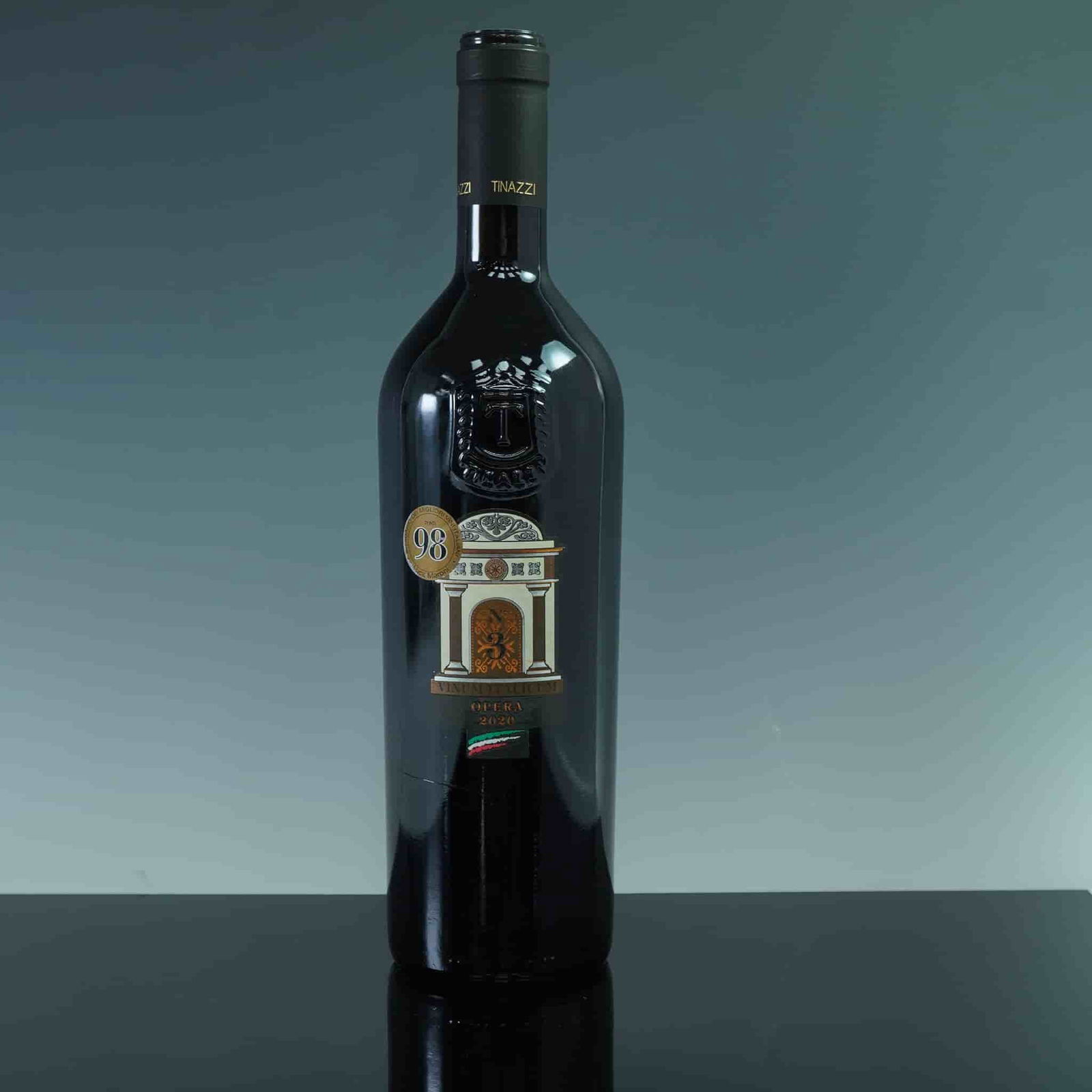 Tinazzi Opera No. 3 Vinum Italicum Red Wine, 2020, 750ml: Opera No. 3 Vinum Italicum red wine from Italy, vintage 2020. This wine is described as full-bodied, elegant, and intenseaideal for pairing with meats and cheeses. The label features a map of Italy