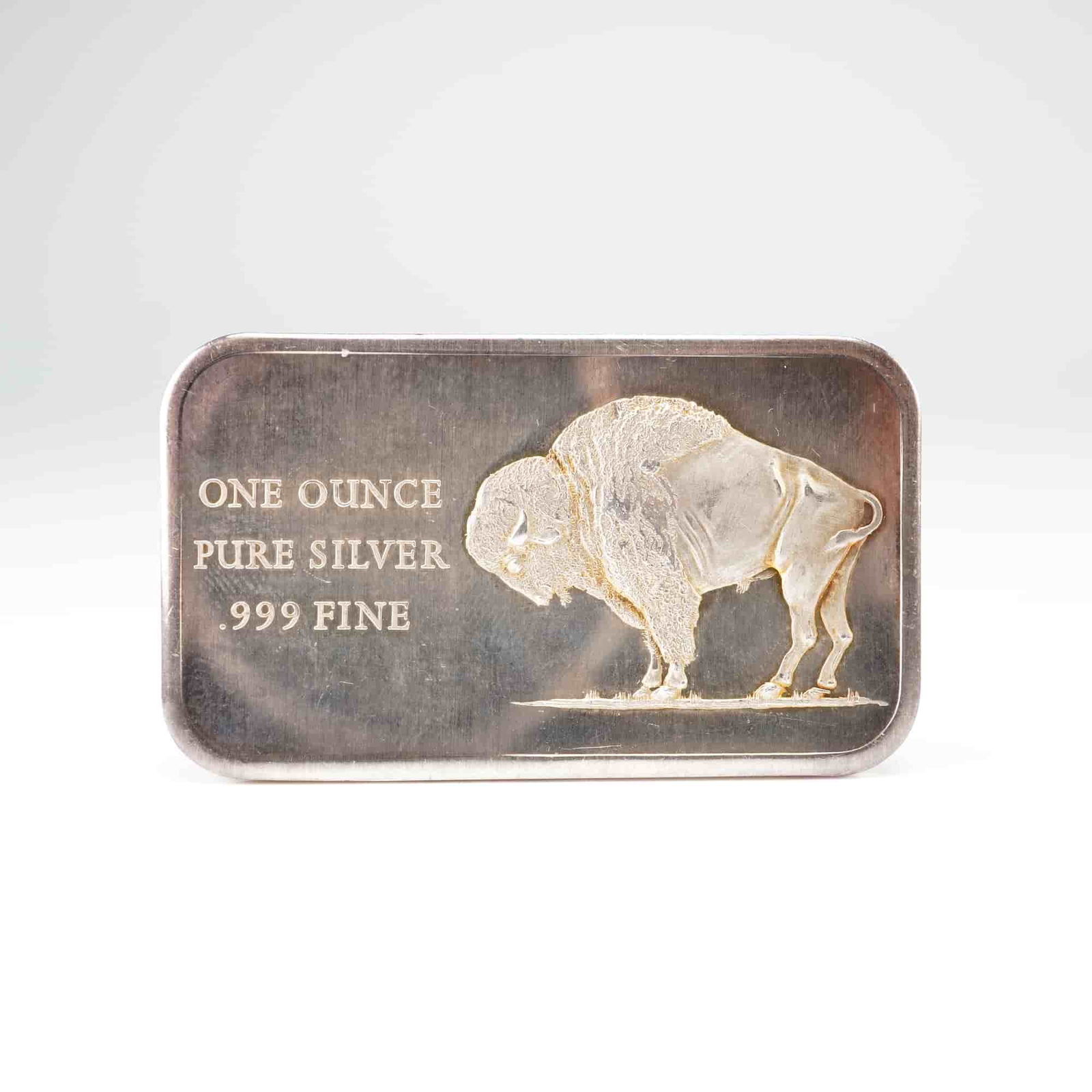 Silver 1 oz t .999 Fine, Madison Mint, 1776-1976 Buffalo Bicentennial Bar (1 of 2)