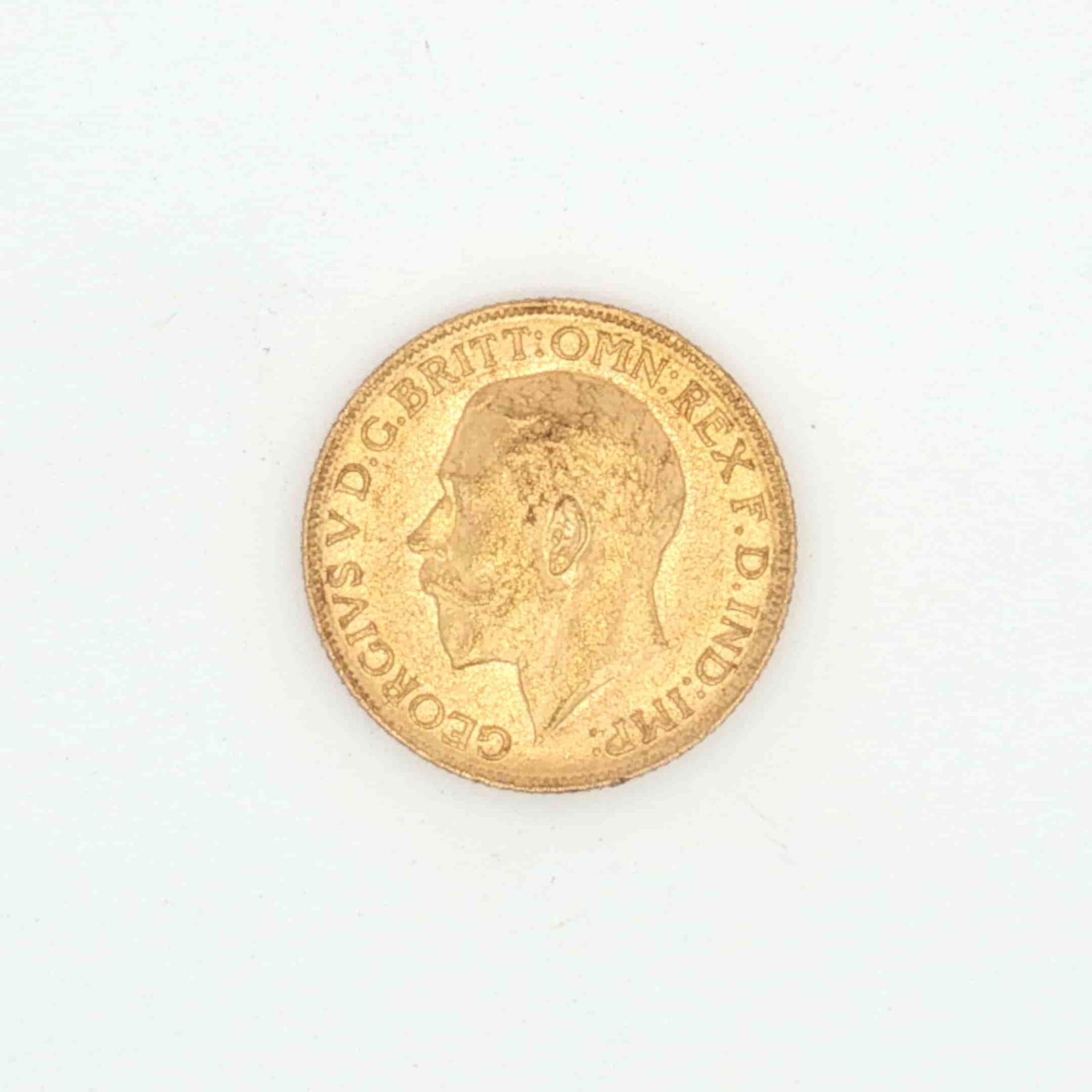 1911 UK 1 Sovereign King George V Gold Coin (1 of 2)