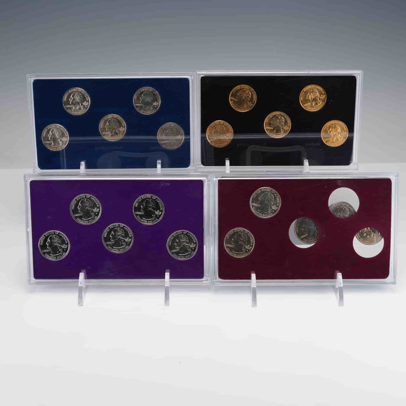 4pc 2000 Commemorative Quarter Sets - 2