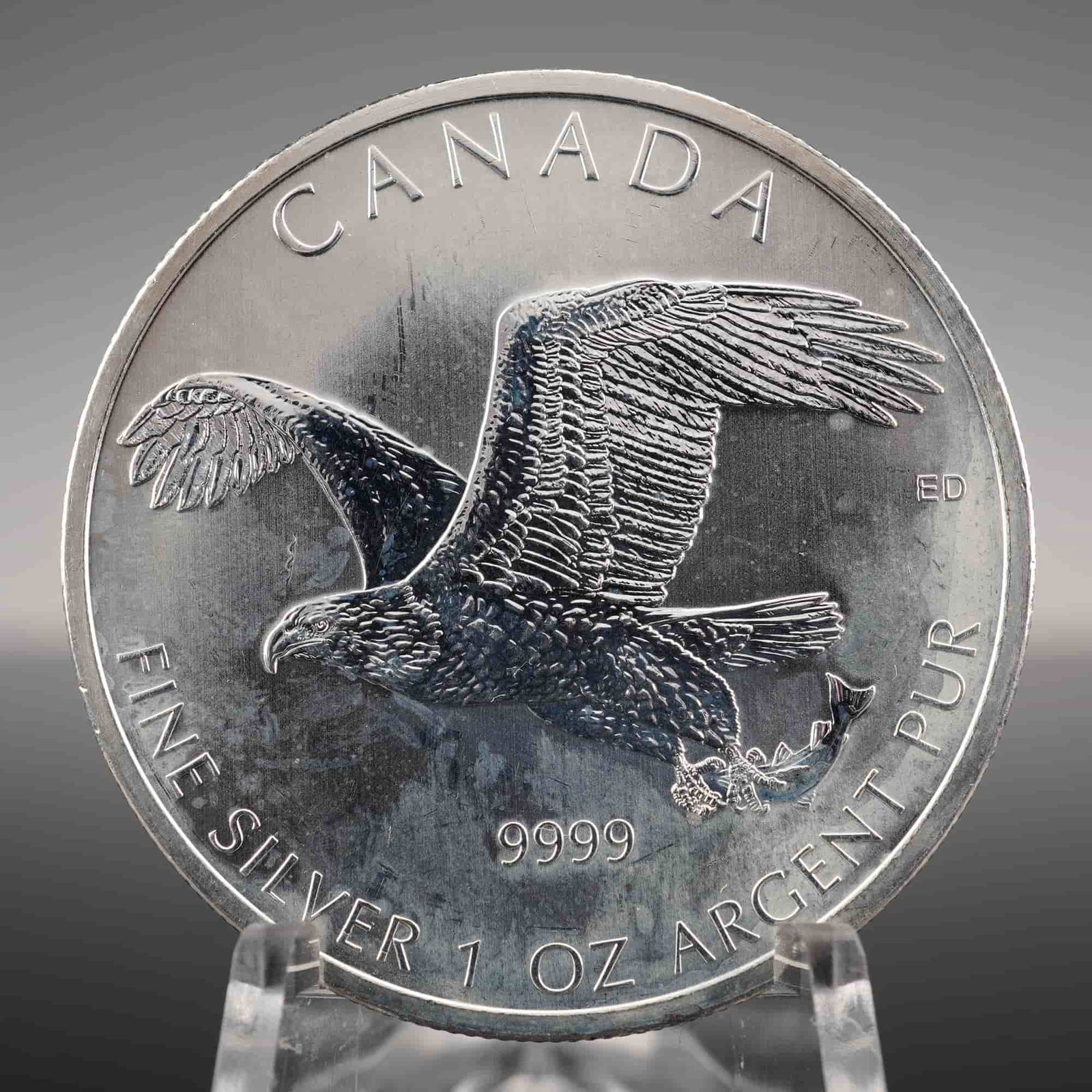 2014 Canadian Elizabeth II Silver Five Dollars Coin (1 of 2)