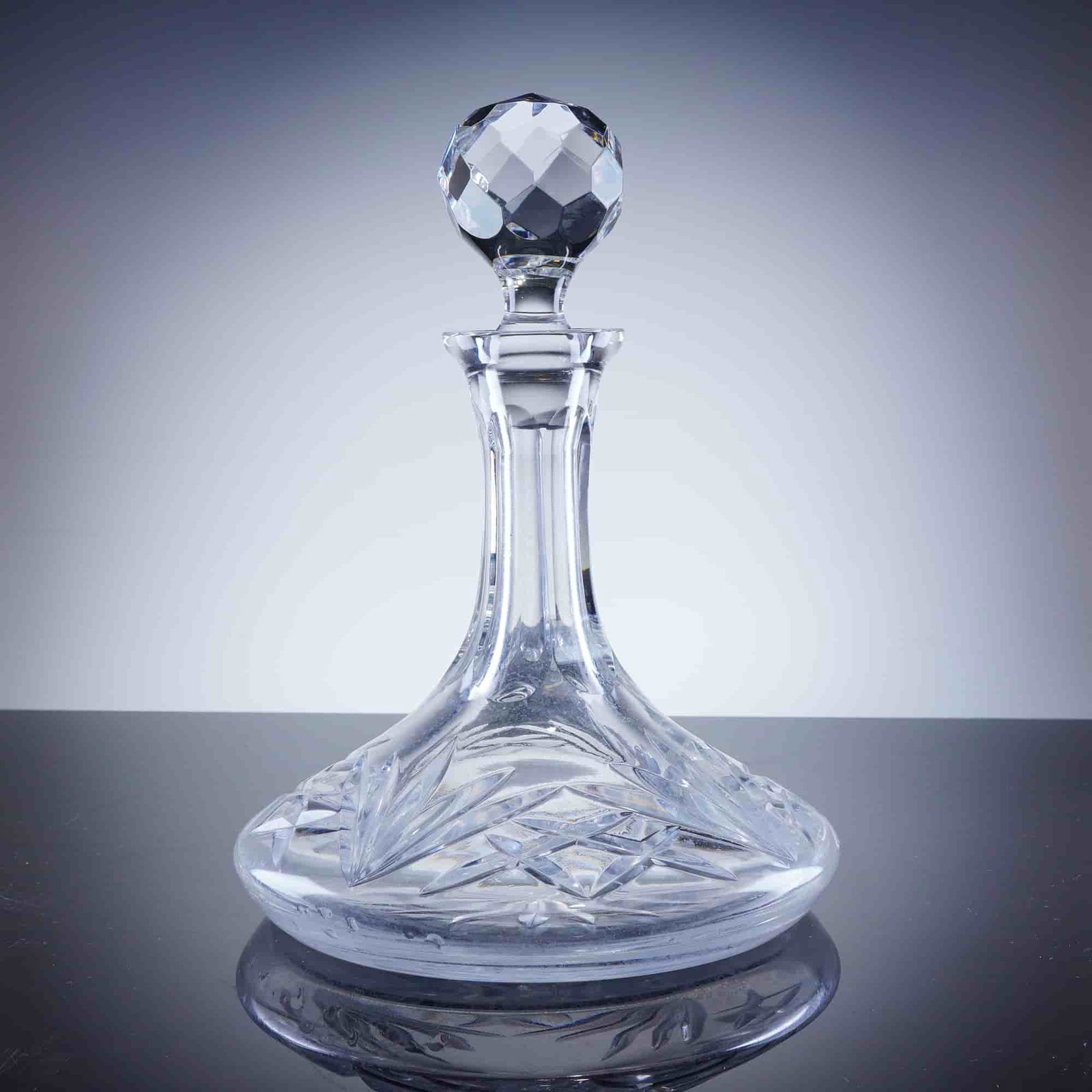 Crystal Ships Decanter with Stopper (1 of 4)