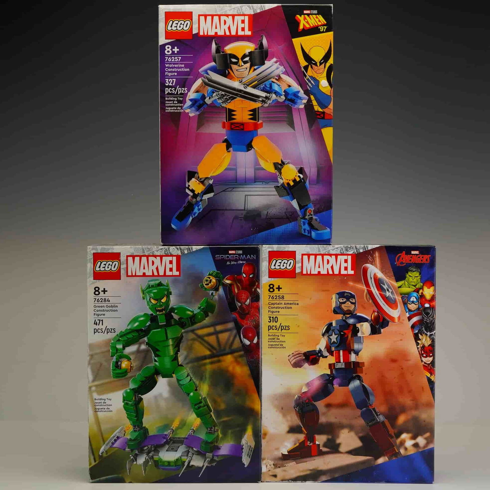 LEGO Marvel Construction Figure Set Lot (3), Modern Era (1 of 3)